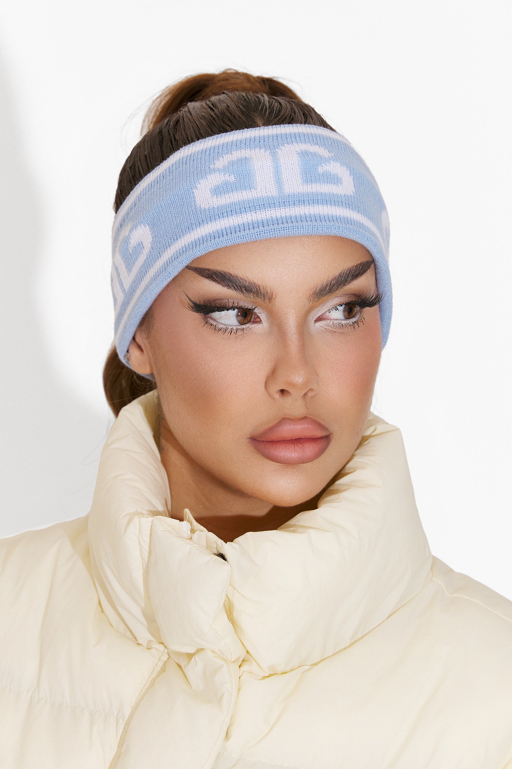 Kasra Bogas Kék Hétköznapi Női Fejpánt