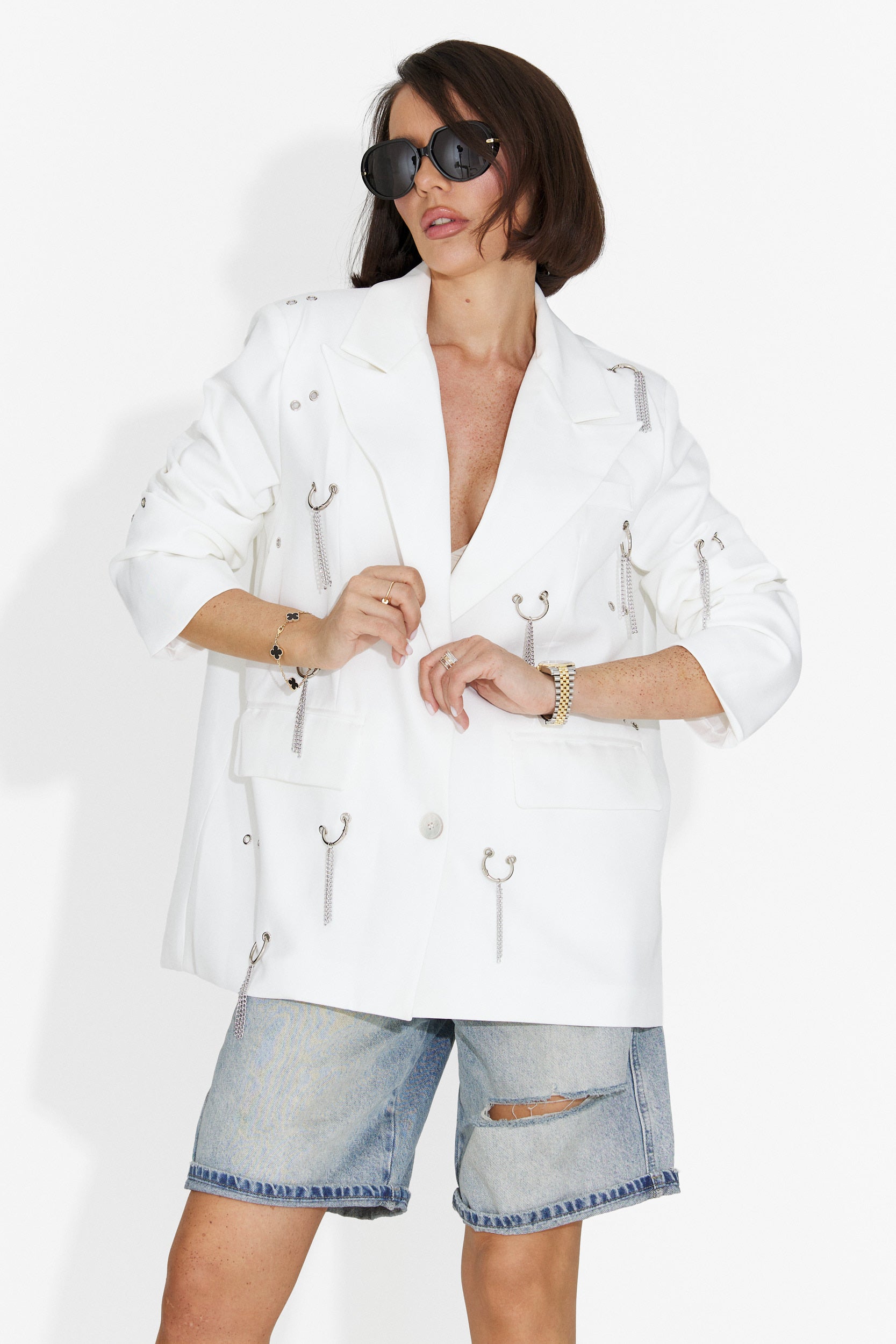 Benitez Bogas Kék Női Farmer