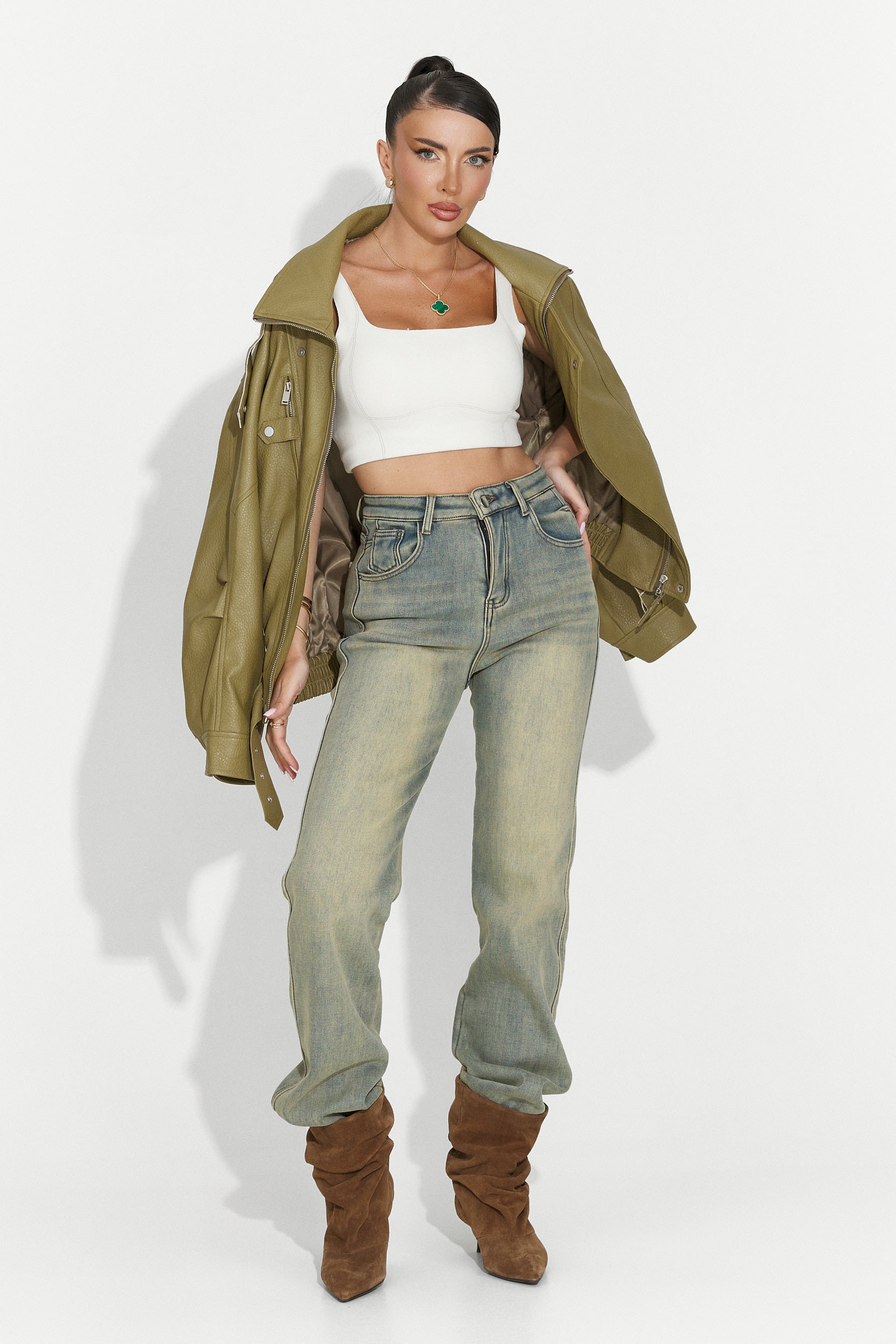 Női alkalmi kék farmer Brisia Bogas