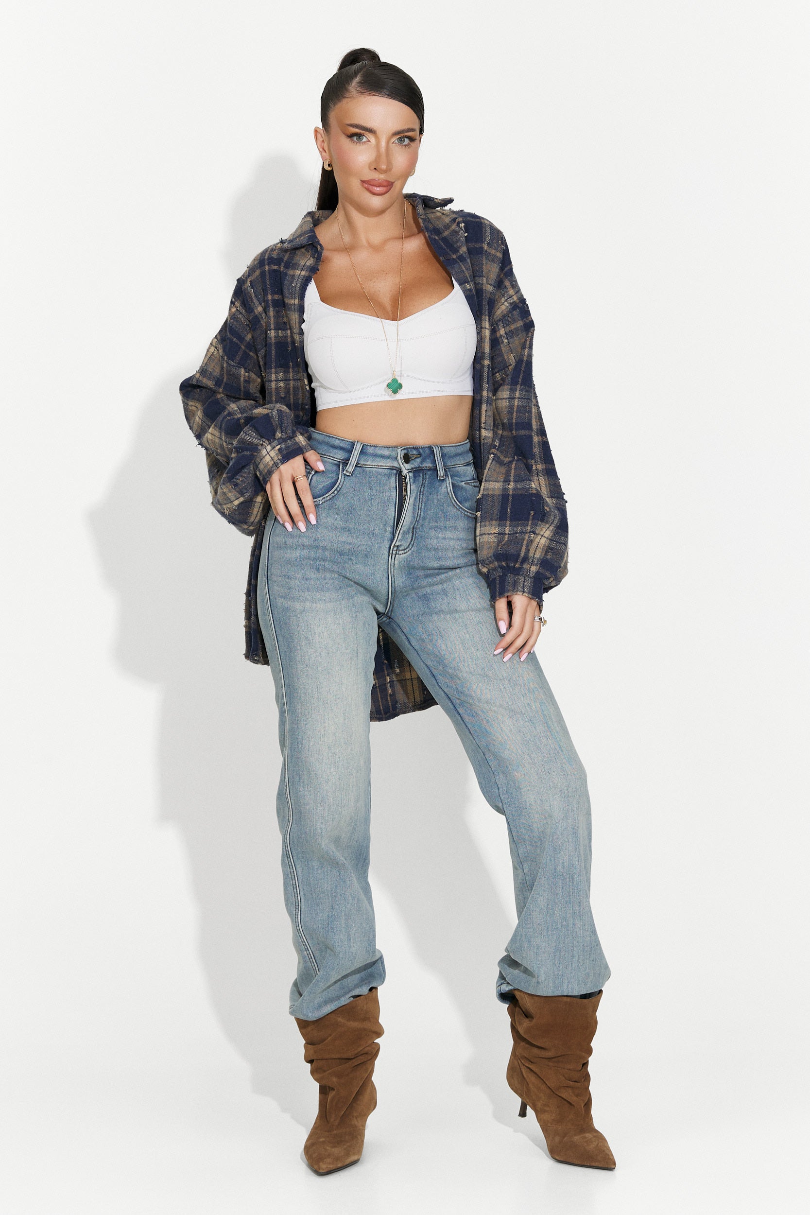 Női alkalmi kék farmer Hetafe Bogas