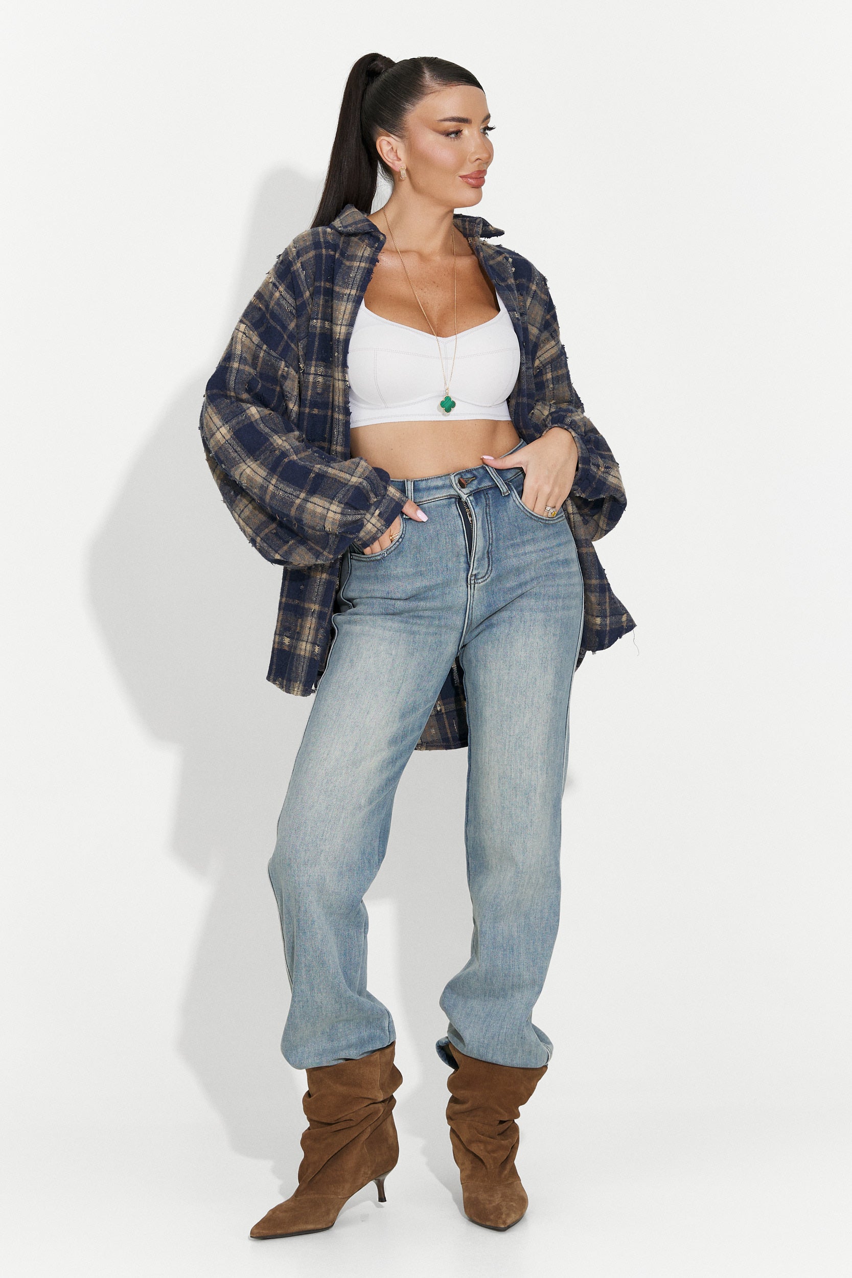 Női alkalmi kék farmer Hetafe Bogas