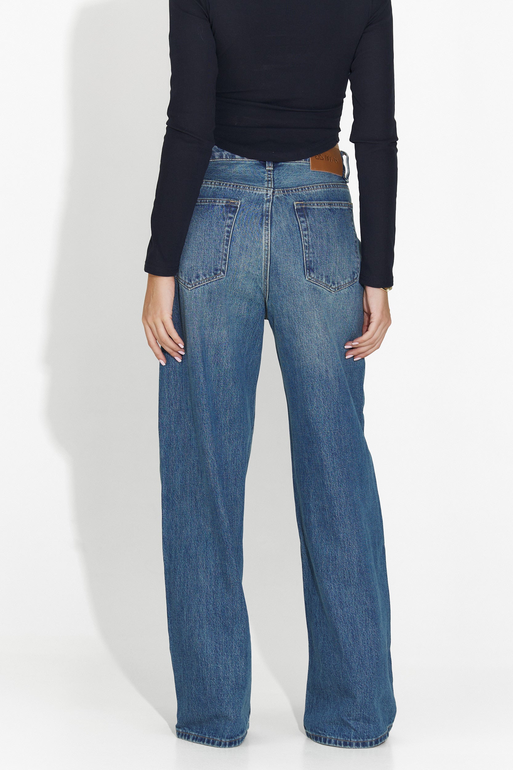 Nuvya Bogas Kék Női Farmer Casual Stílusban