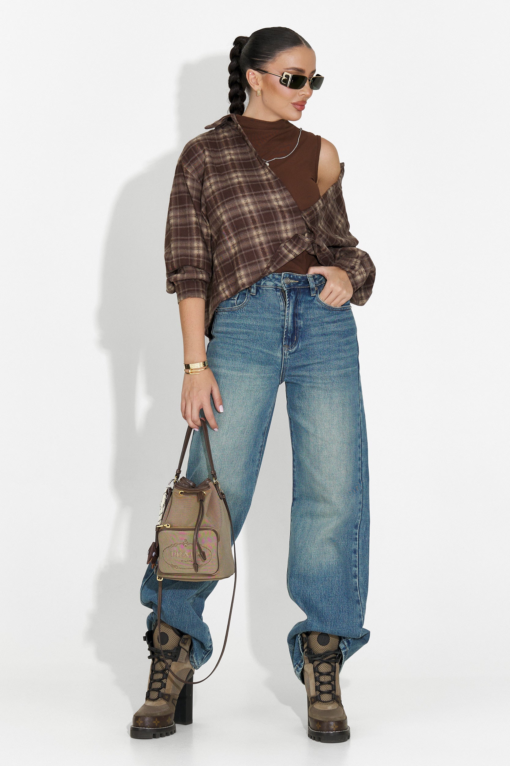 Veyra Bogas Női Kék Farmer Nadrág Casual Stílusban