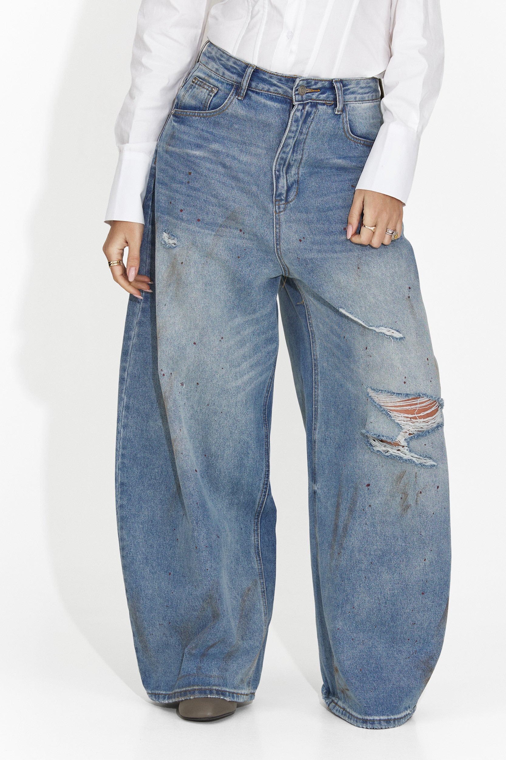 Női hétköznapi kék farmer Vladia Bogas