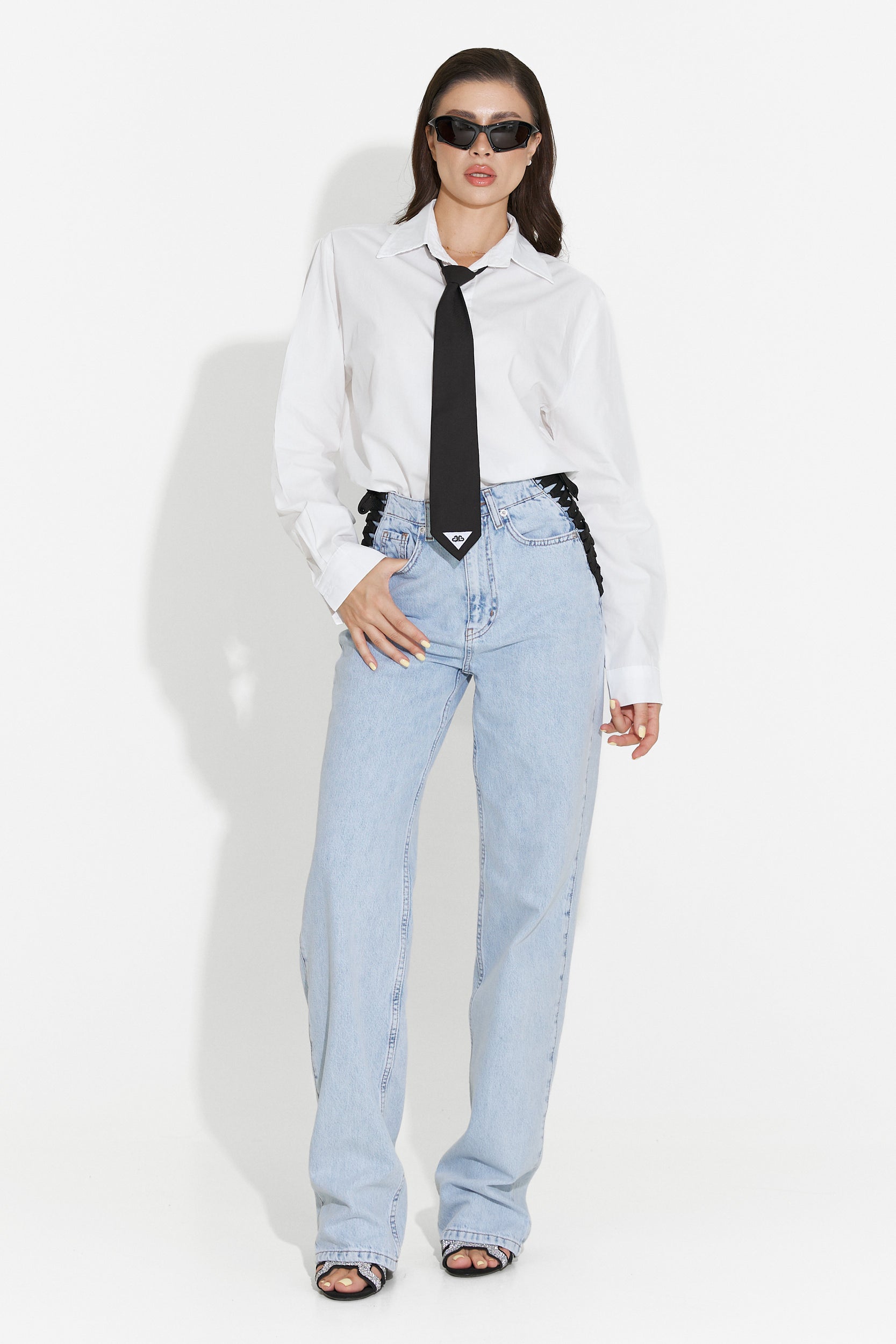 Bodysa Bogas Női Kék Farmer Casual Stílusban