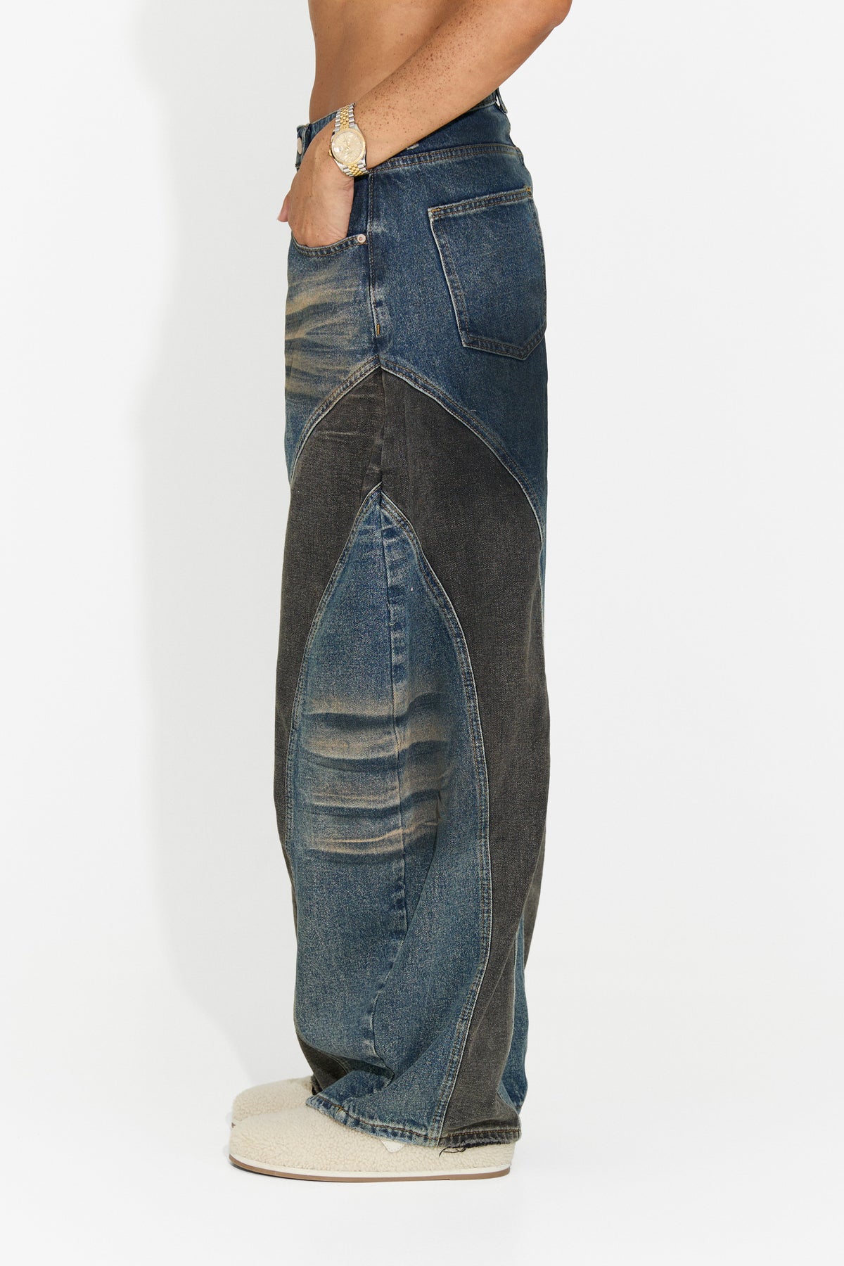 Női casual világoskék farmernadrág Ghensa Bogas