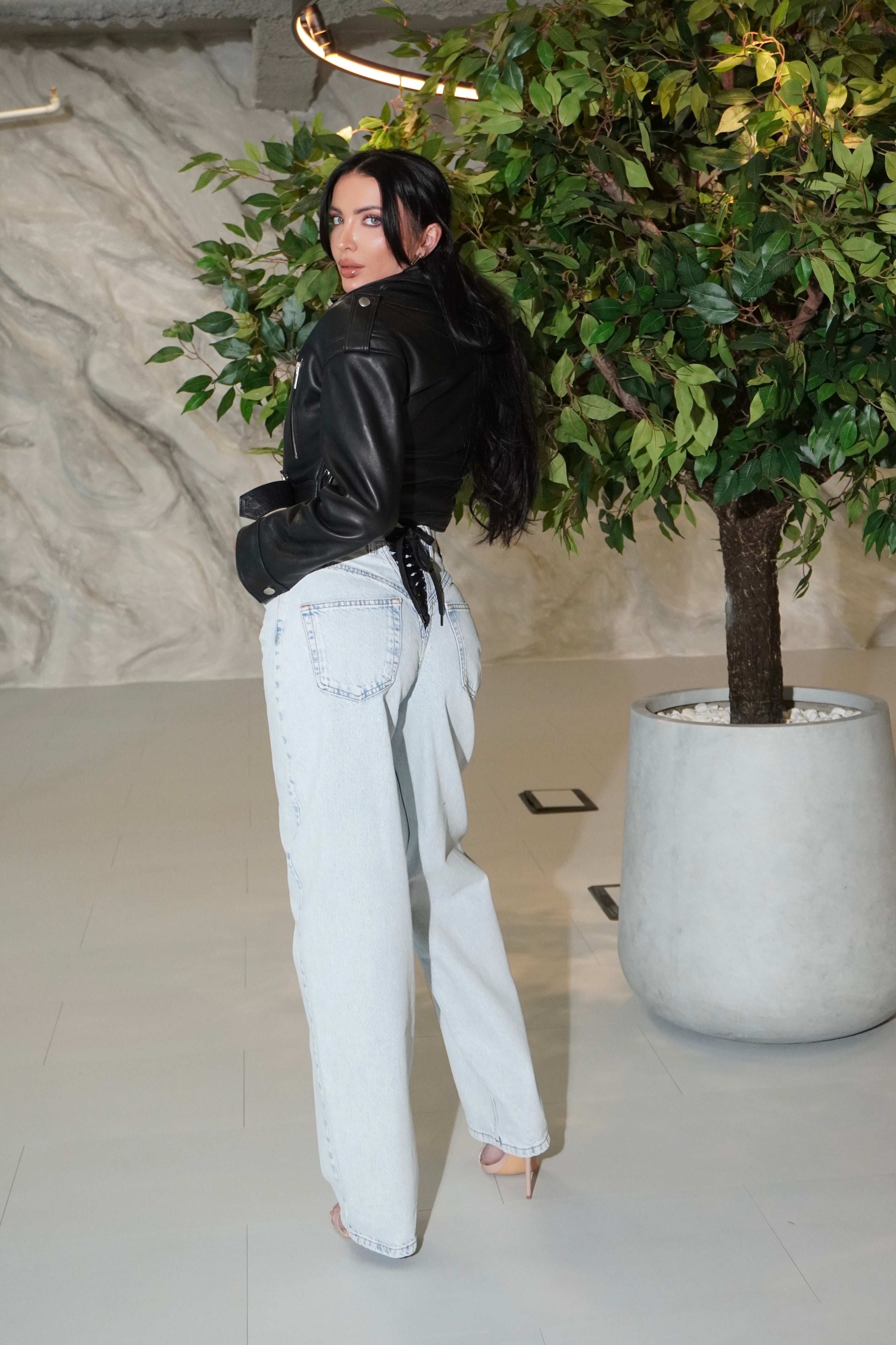 Női laza kék farmerek a Locura Bogas-tól