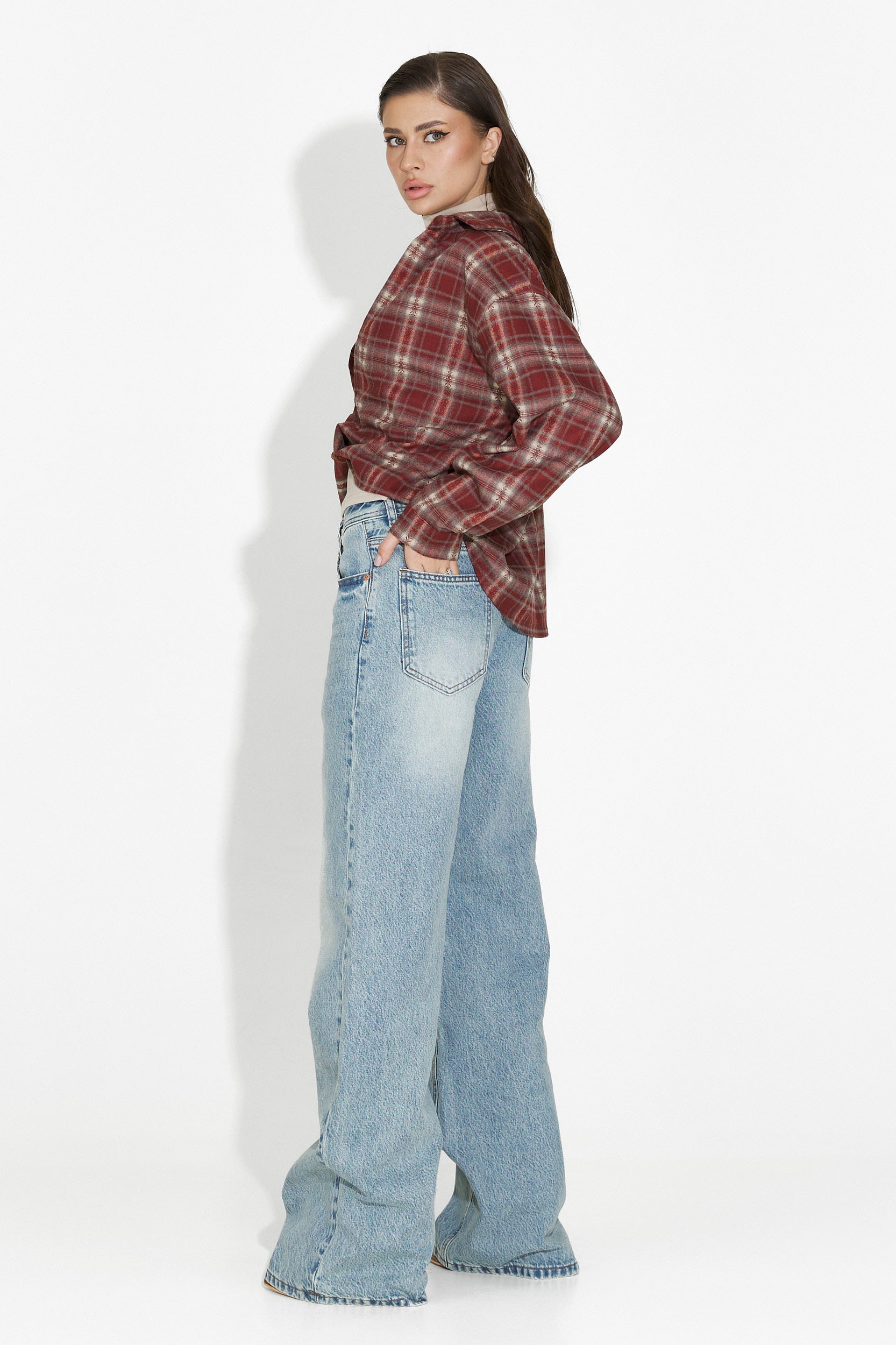 Luma Bogas Női Kék Farmer Casual Stílusban