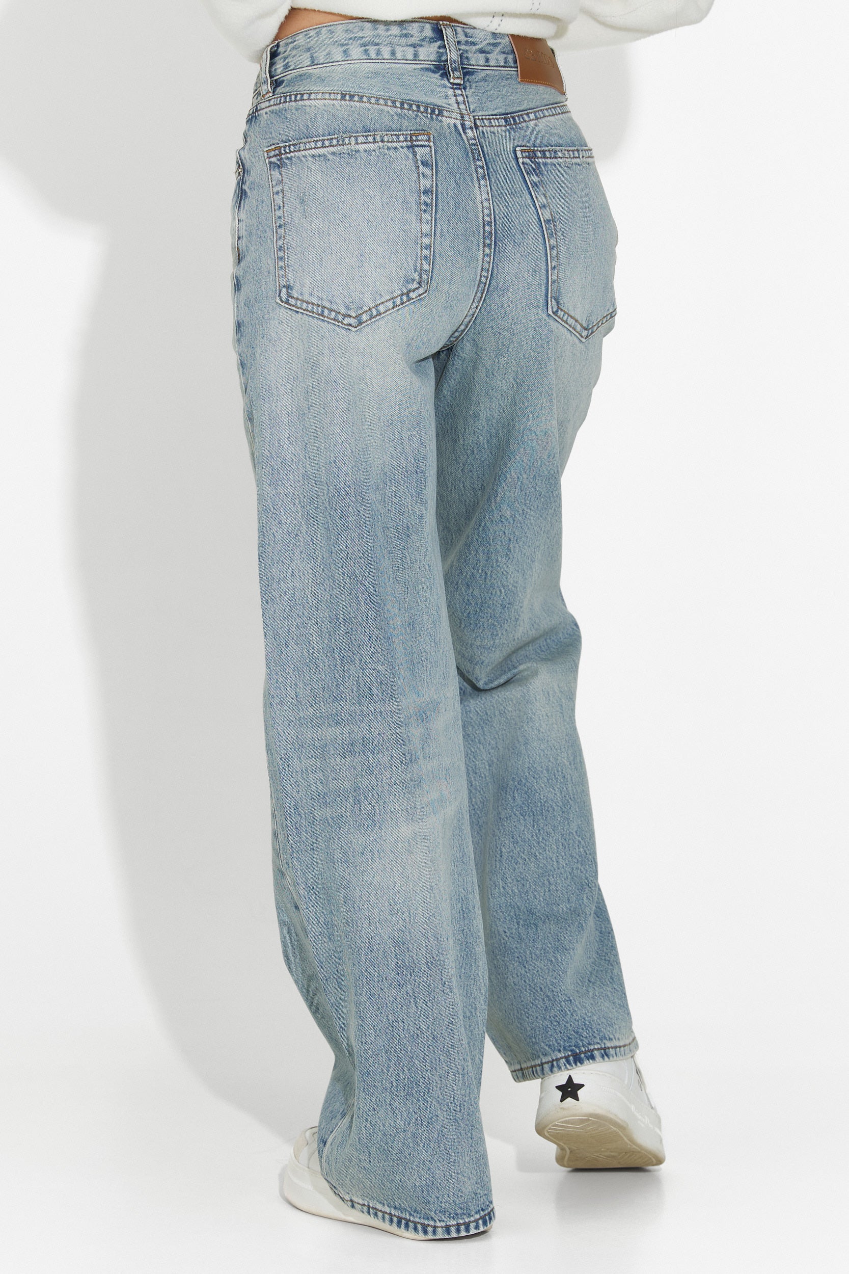 Sadia Bogas Kényelmes Kék Farmer Nőknek