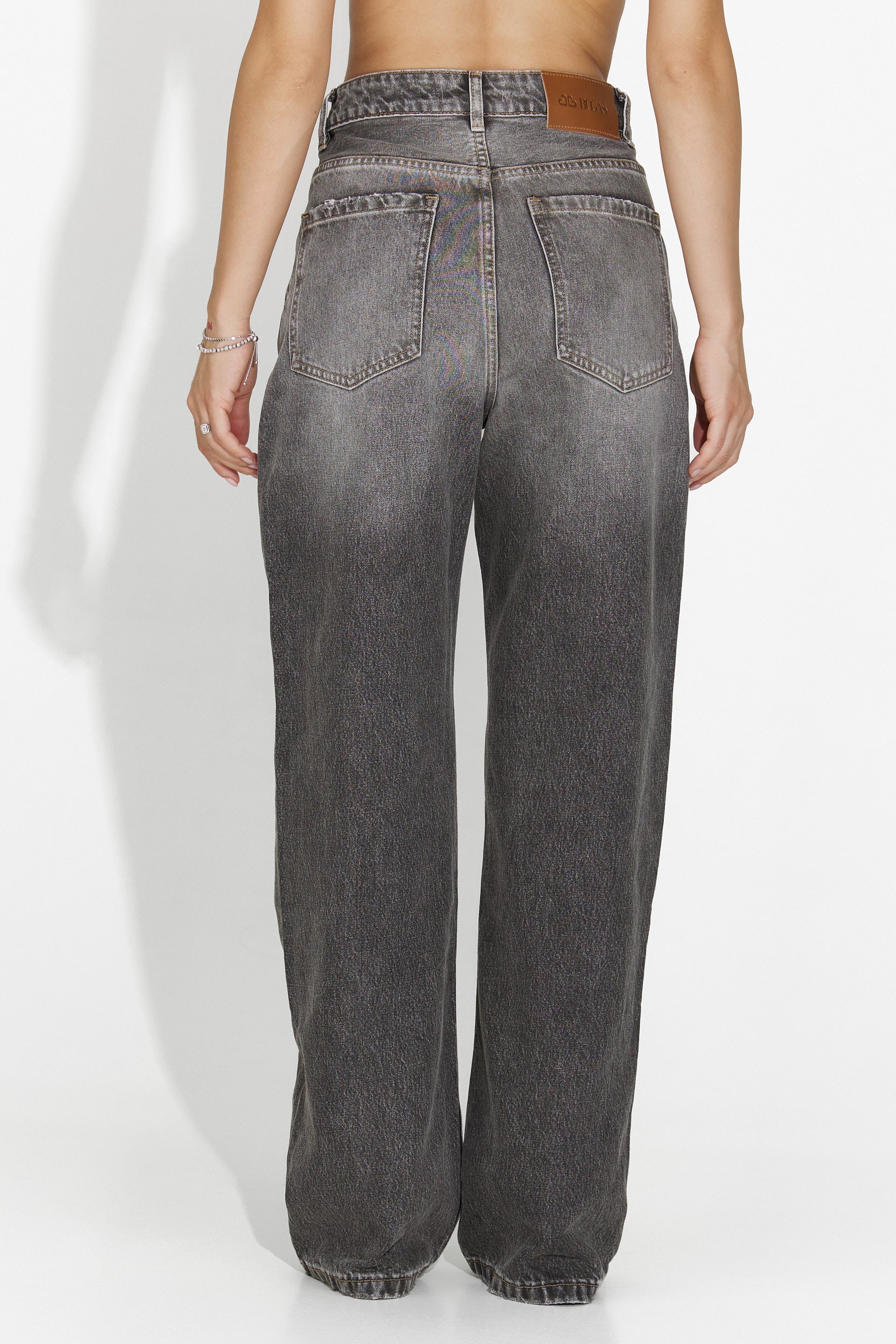 Semika Bogas Kényelmes Szürke Női Farmer