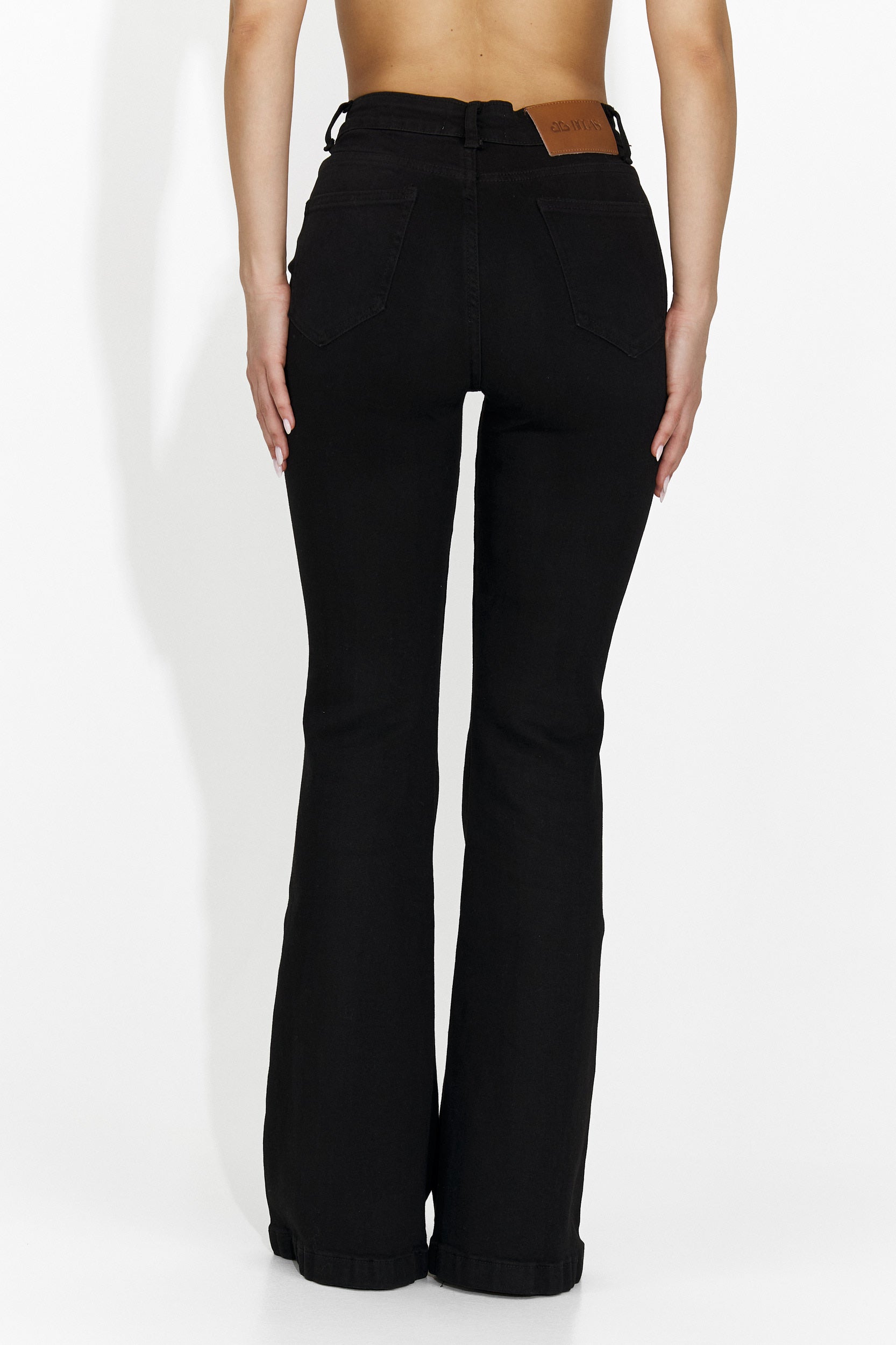 Női fekete, hétköznapi farmer Patrika Bogas