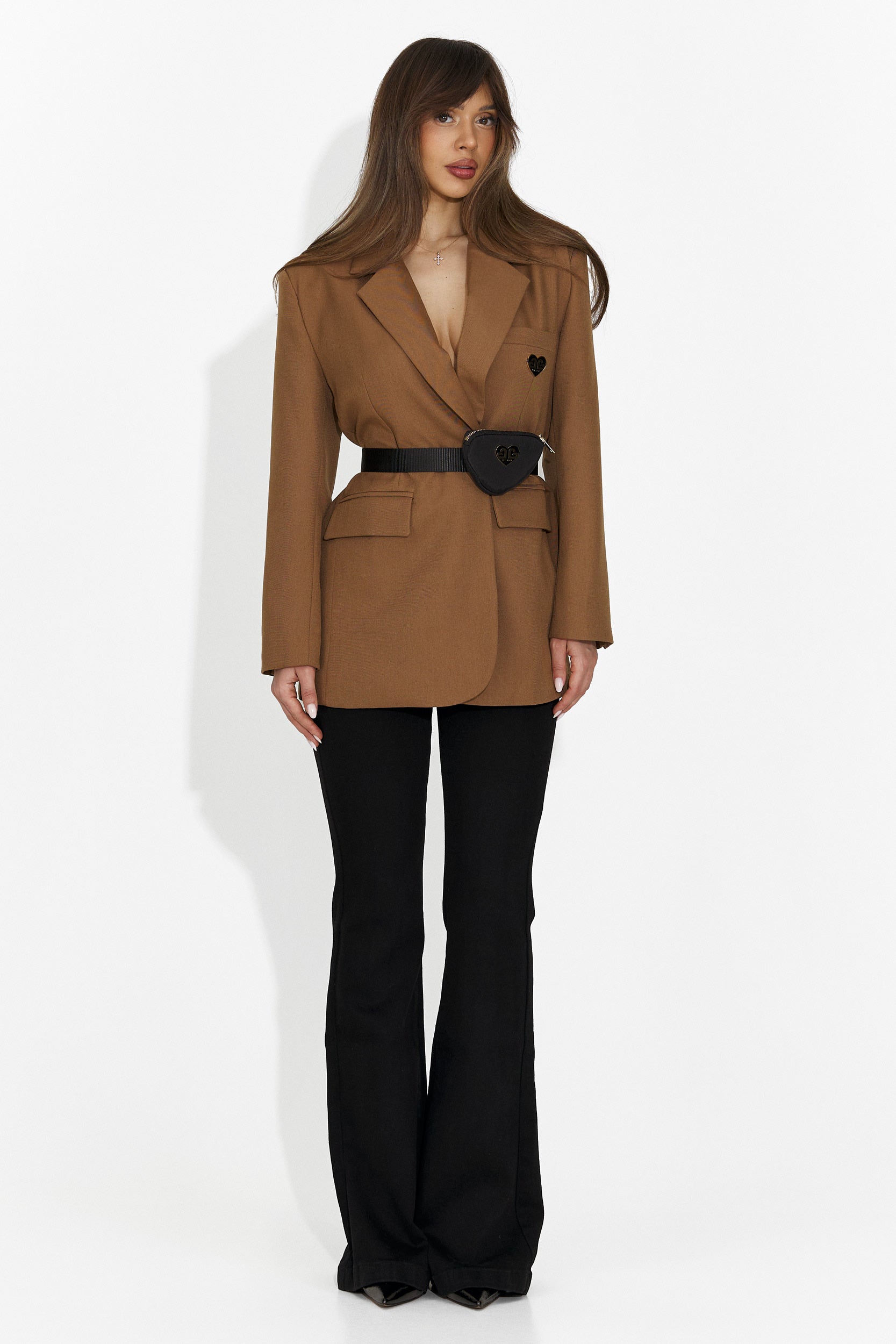 Női fekete, hétköznapi farmer Patrika Bogas