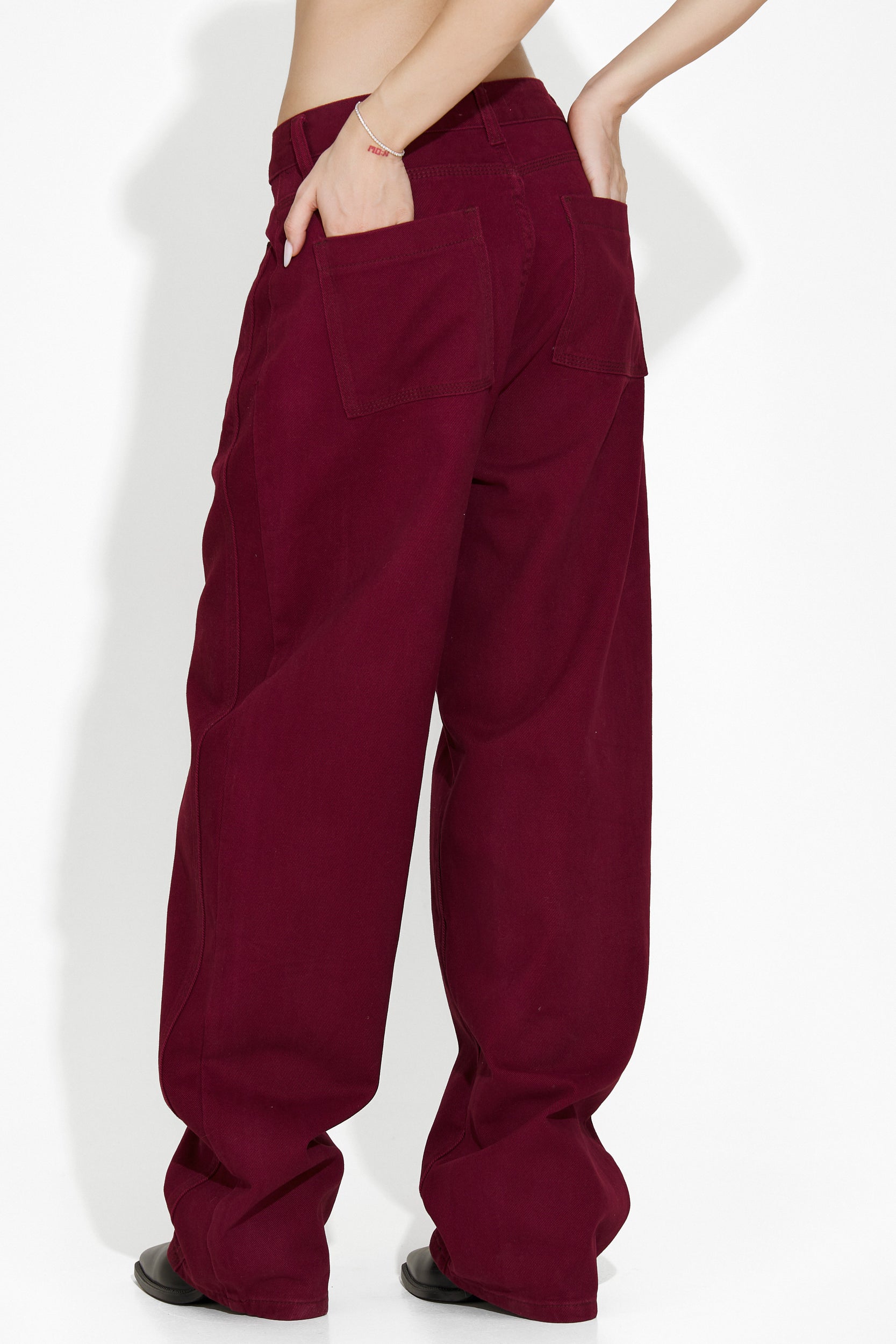 Laza bordó Jacklyn Bogas női farmer