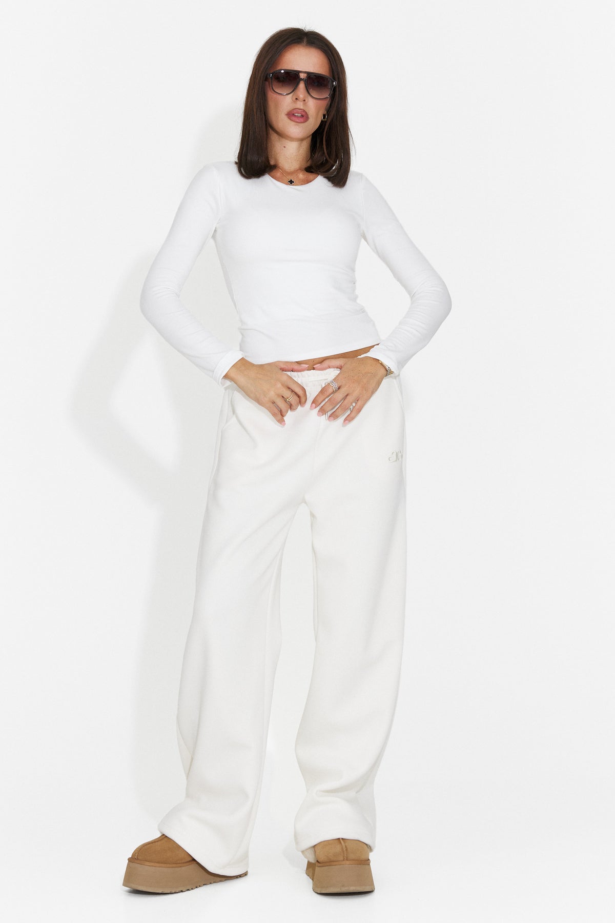 Bluza casual alba Genuelia Bogas