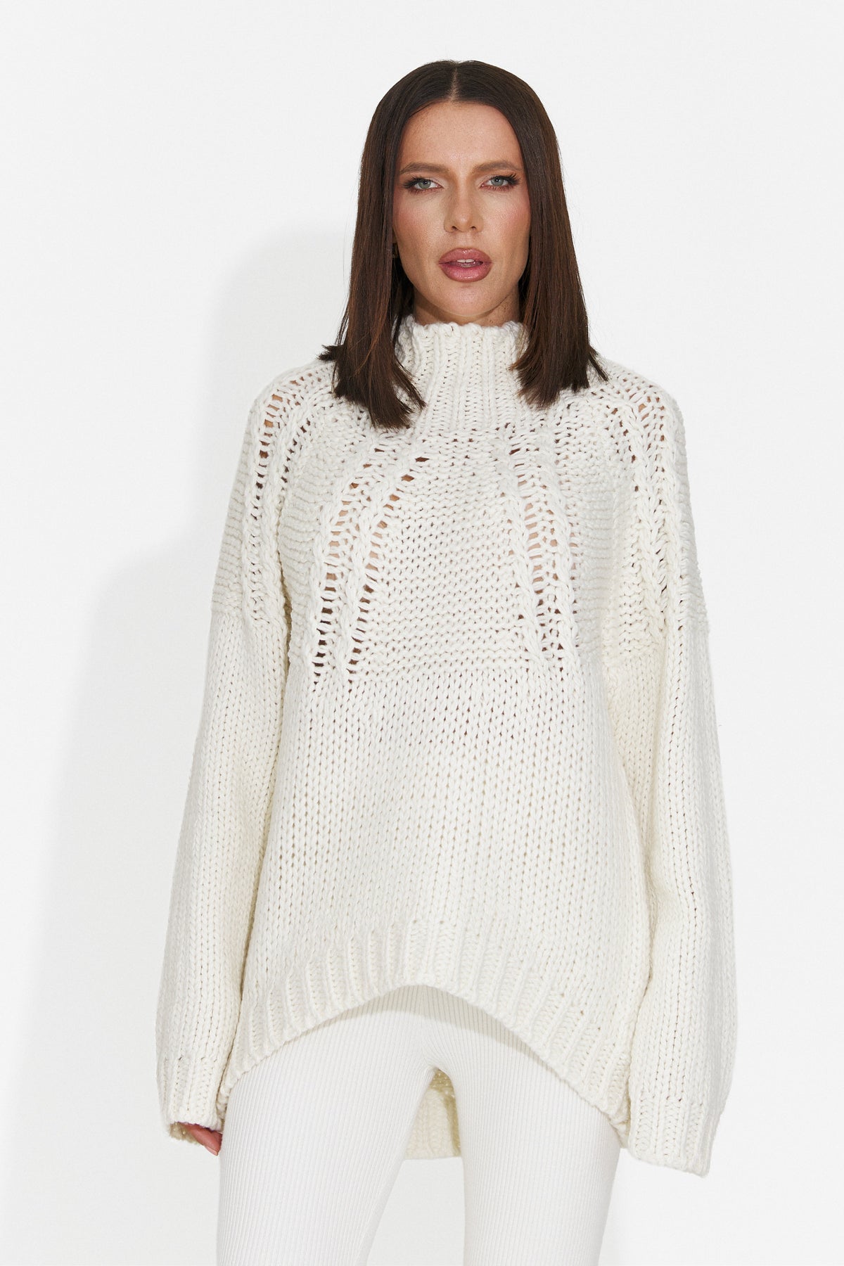 Bluza casual alba Ziroeova Bogas