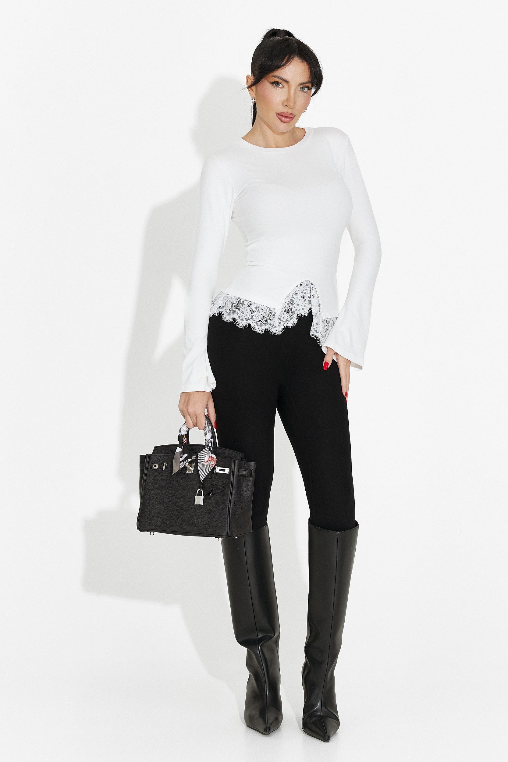 Női fehér alkalmi blúz Daiela Bogas