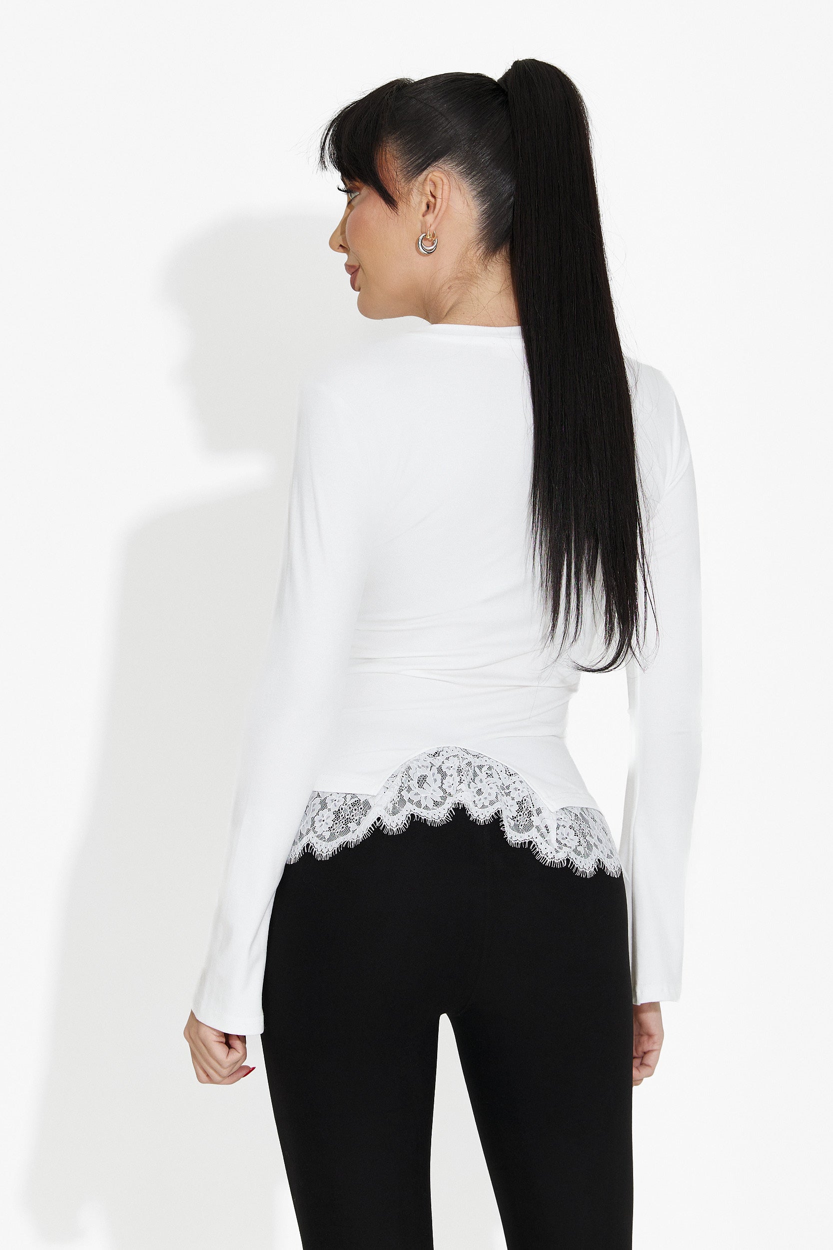 Női fehér alkalmi blúz Daiela Bogas