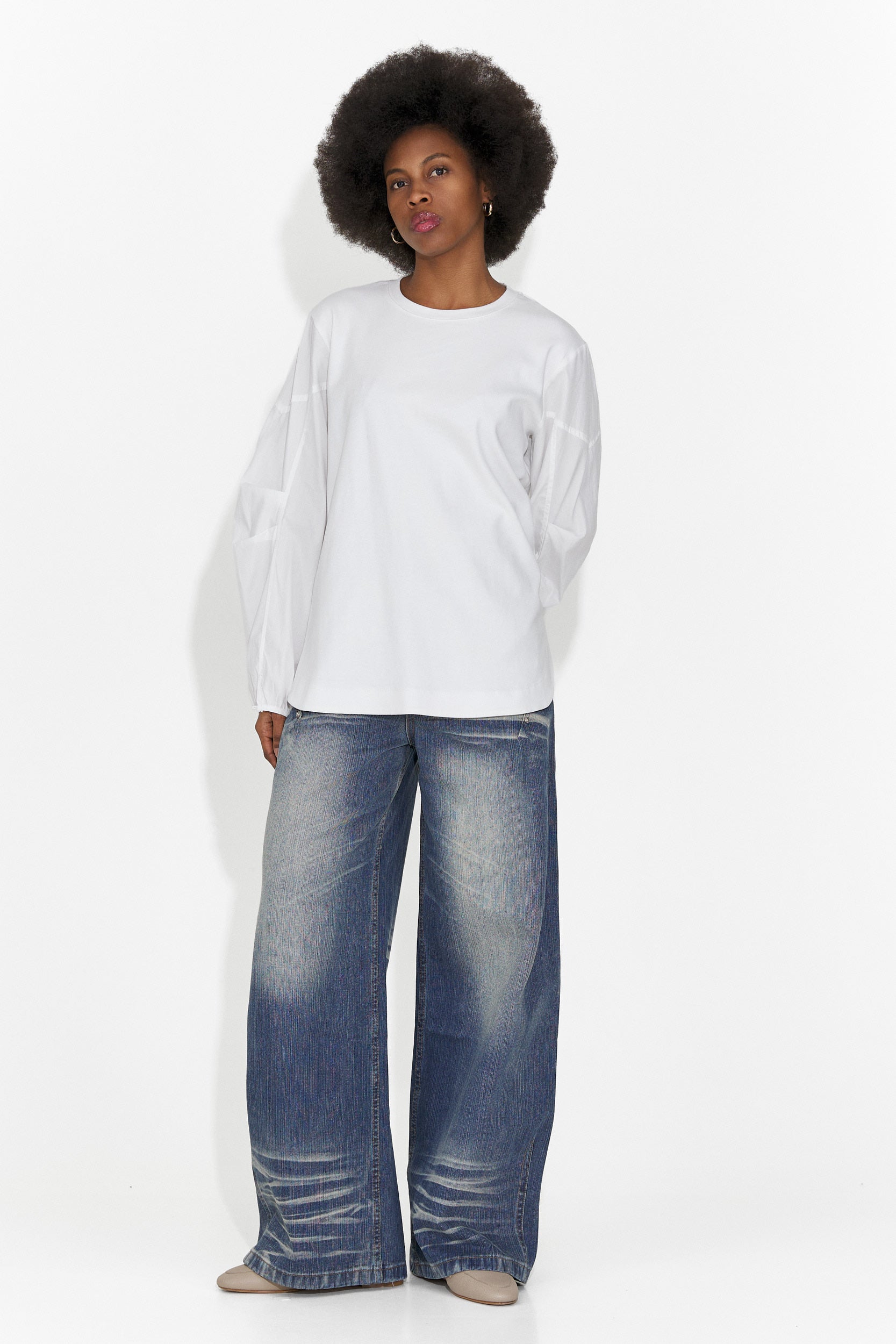 Női alkalmi fehér blúz Esperanza Bogas