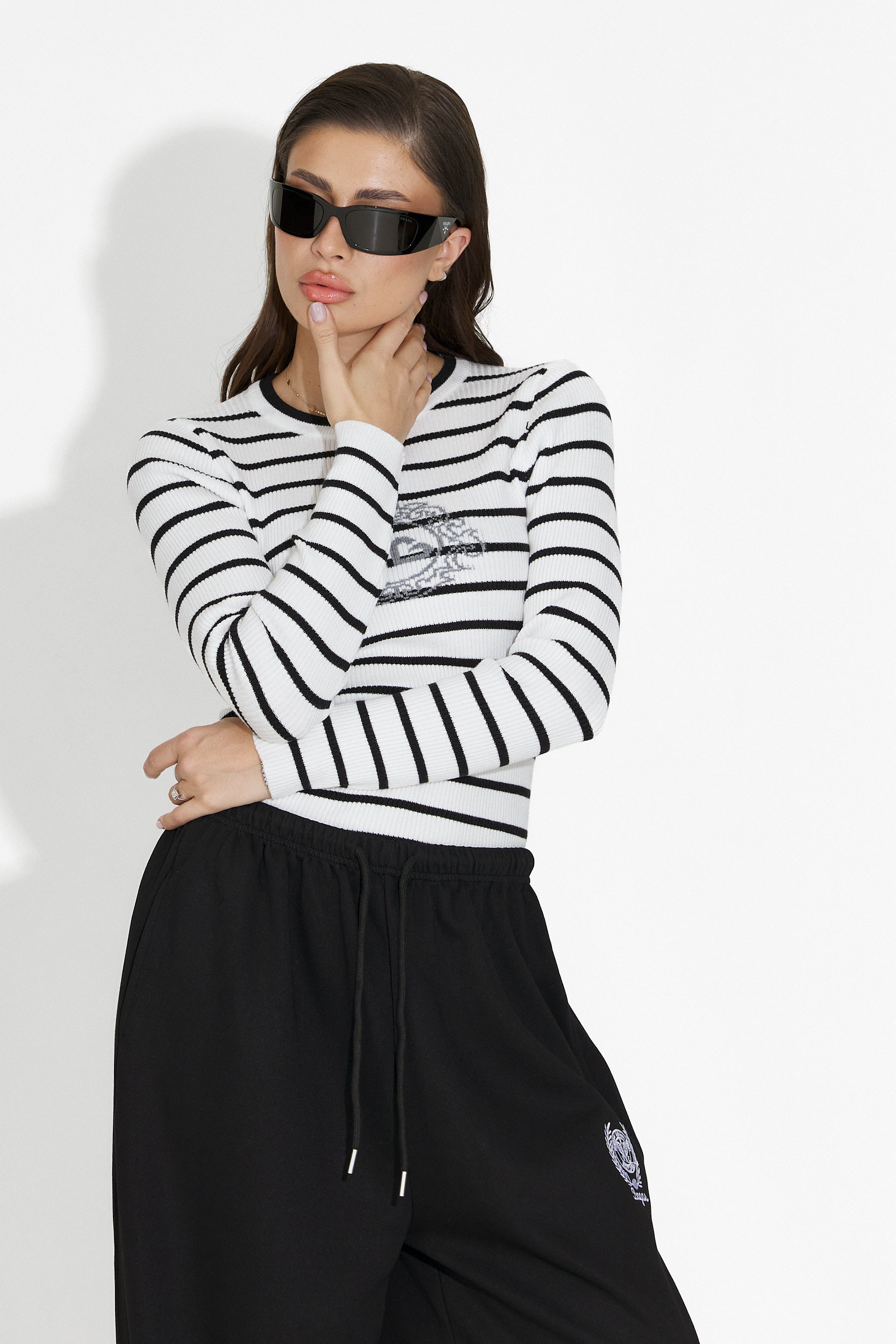 Yoana Bogas Kényelmes Fehér Női Blúz