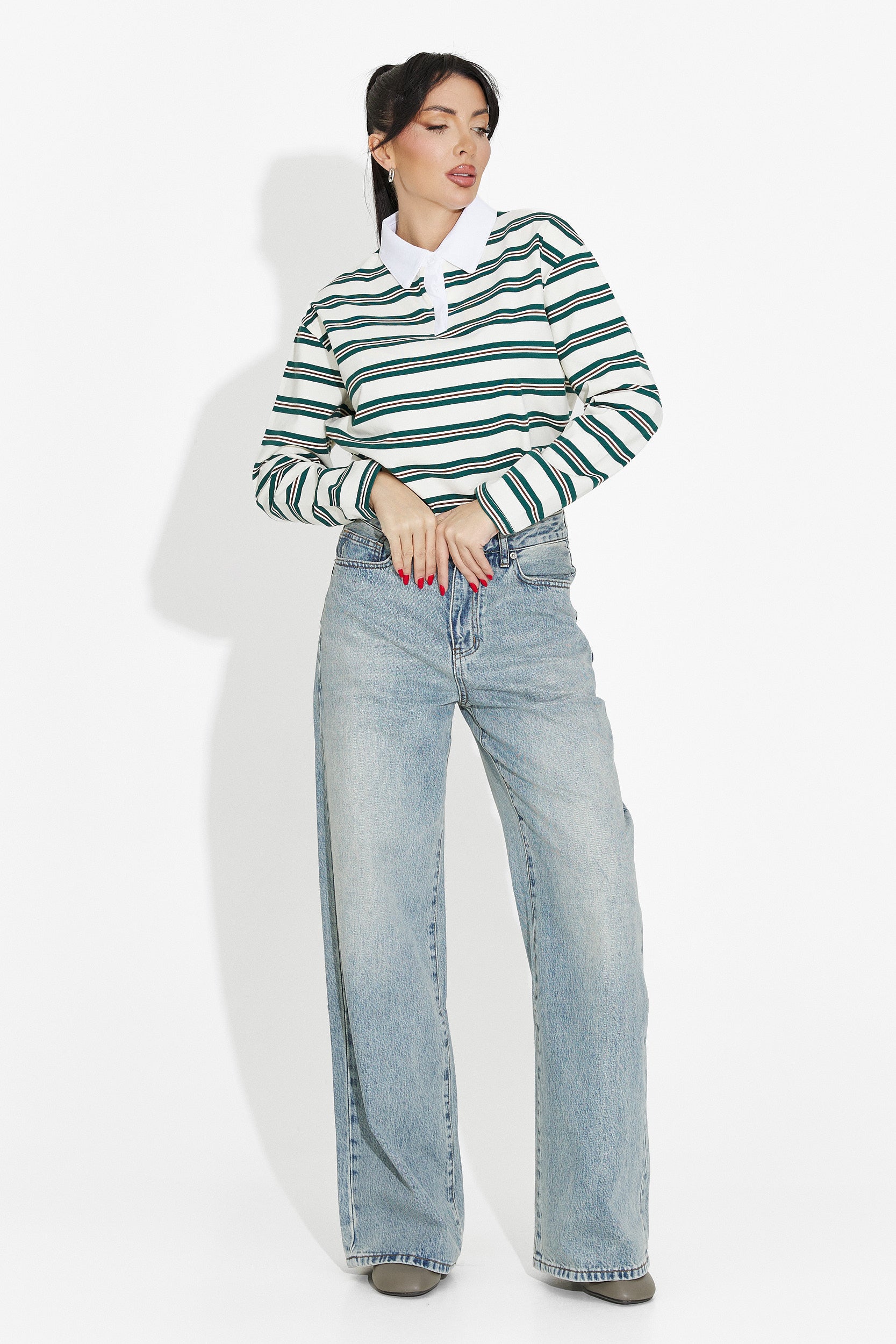 Női alkalmi bézs blúz Paloma Bogas