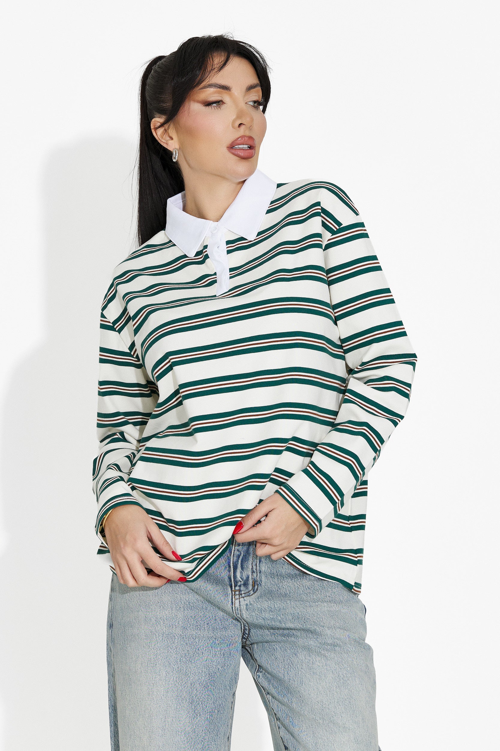 Női alkalmi bézs blúz Paloma Bogas