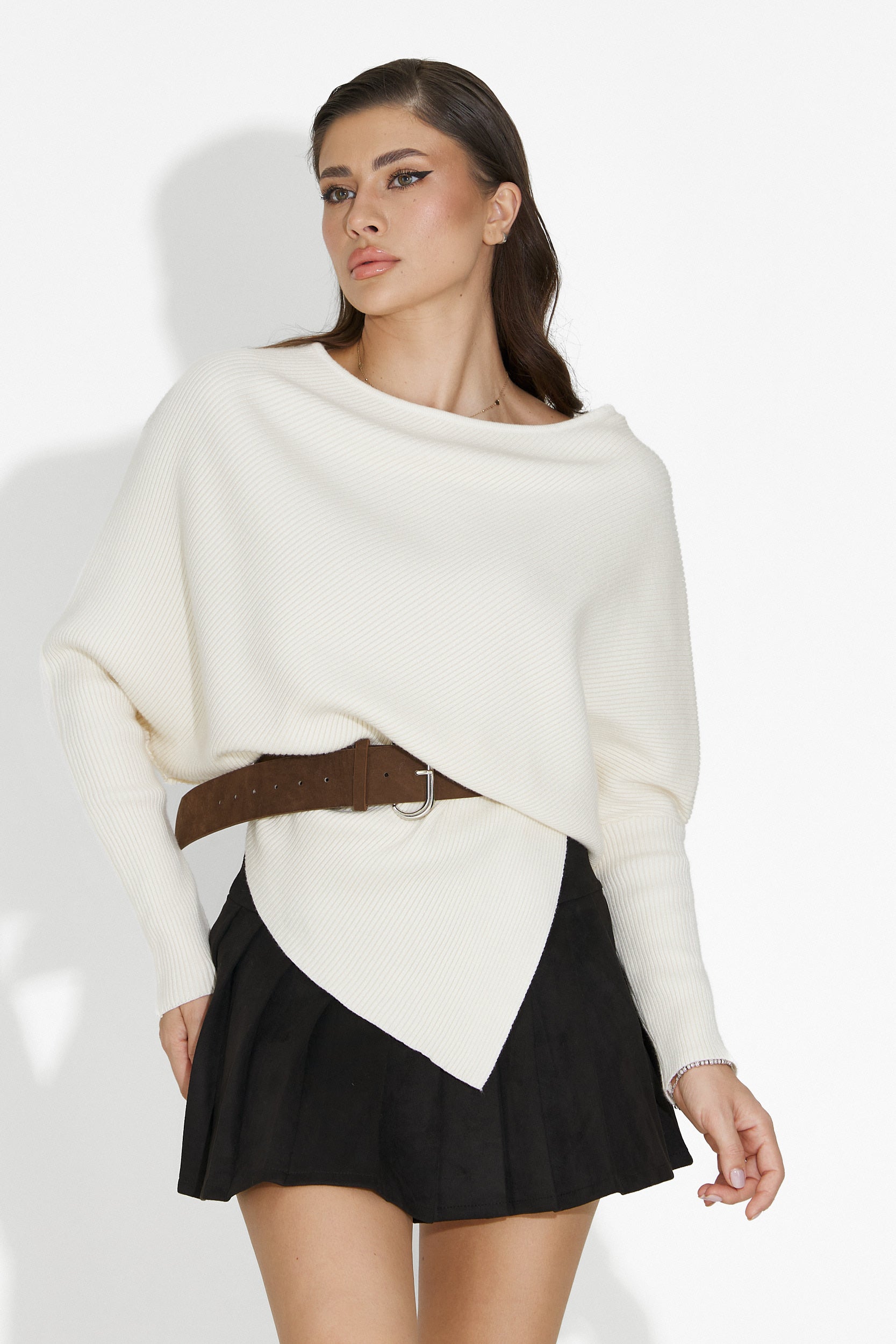 Vedala Bogas női laza bézs blúz