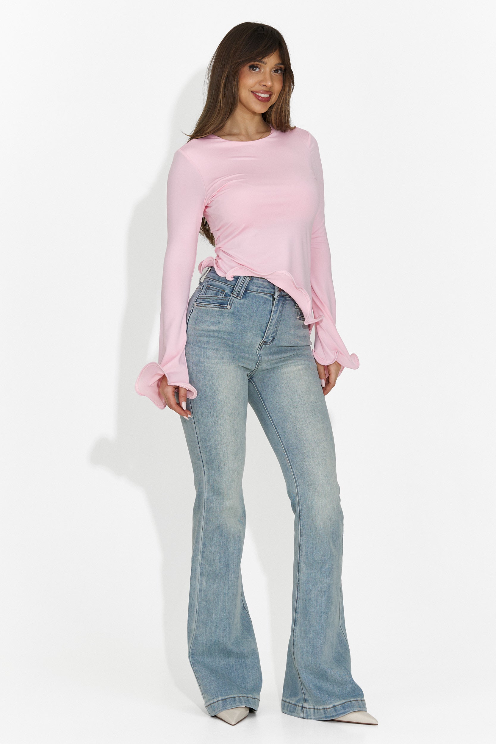 Női rózsaszín hétköznapi blúz Enisea Bogas