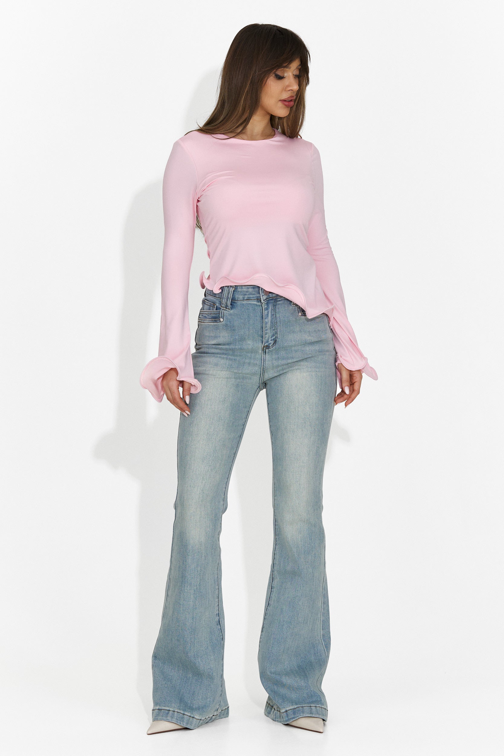 Női rózsaszín hétköznapi blúz Enisea Bogas