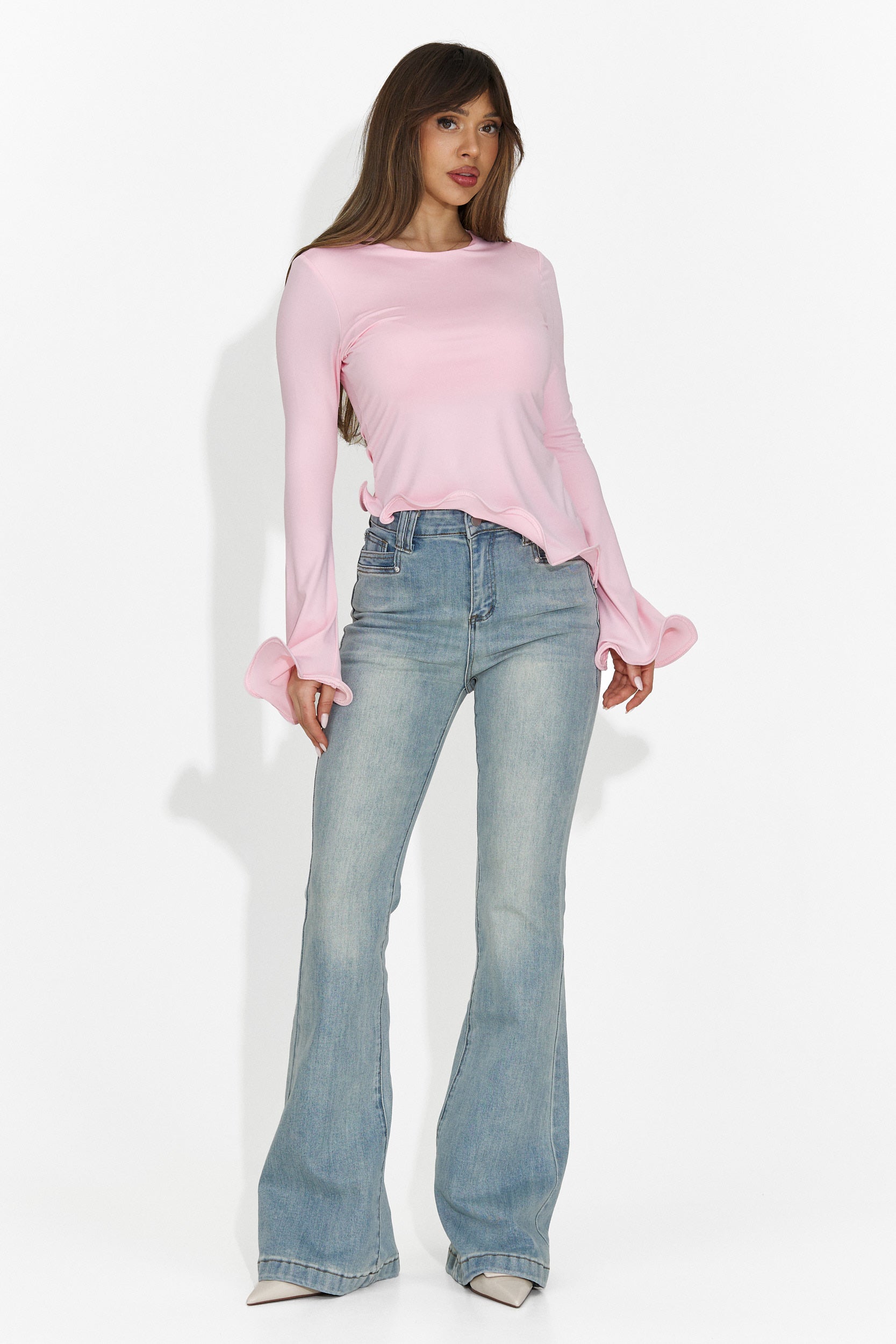 Női rózsaszín hétköznapi blúz Enisea Bogas