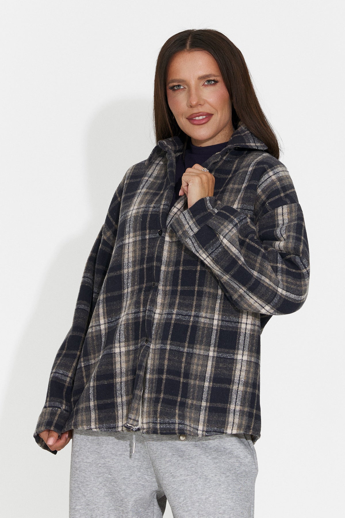 Camasa casual bleumarin Jesitova Bogas