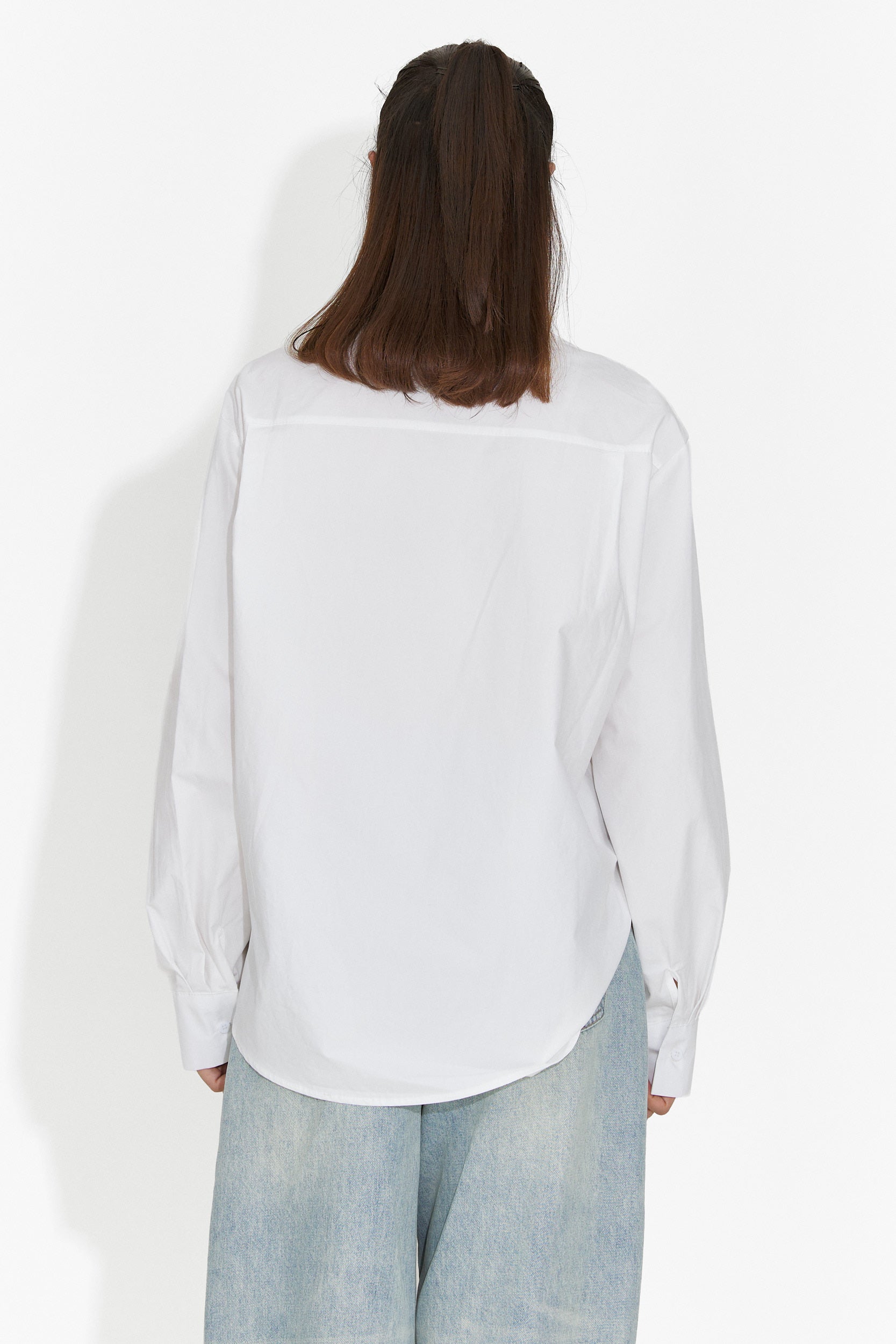 Edinea Bogas Hétköznapi Fehér Női Ing