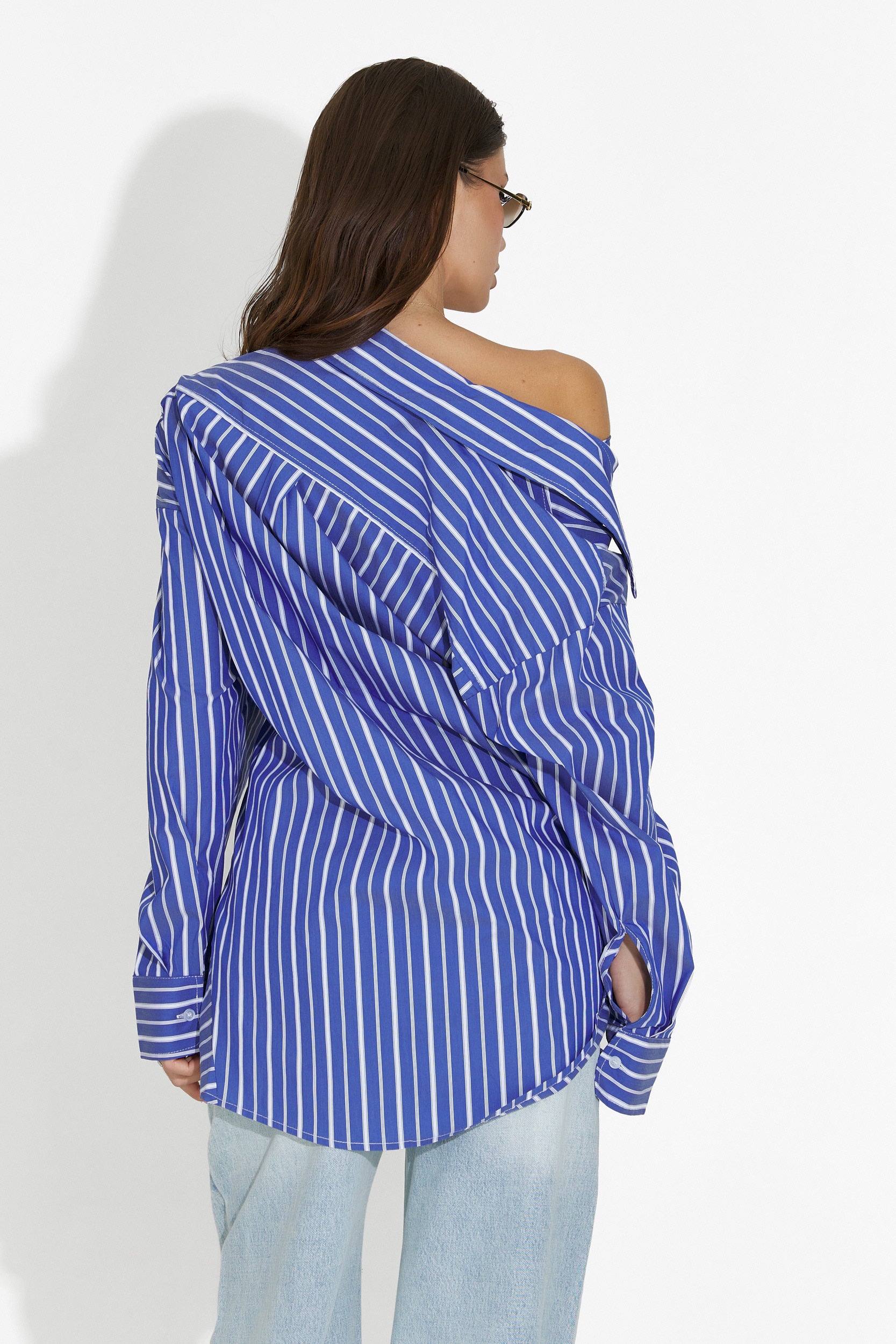 Voncile Bogas Kék Női Hétköznapi Ing