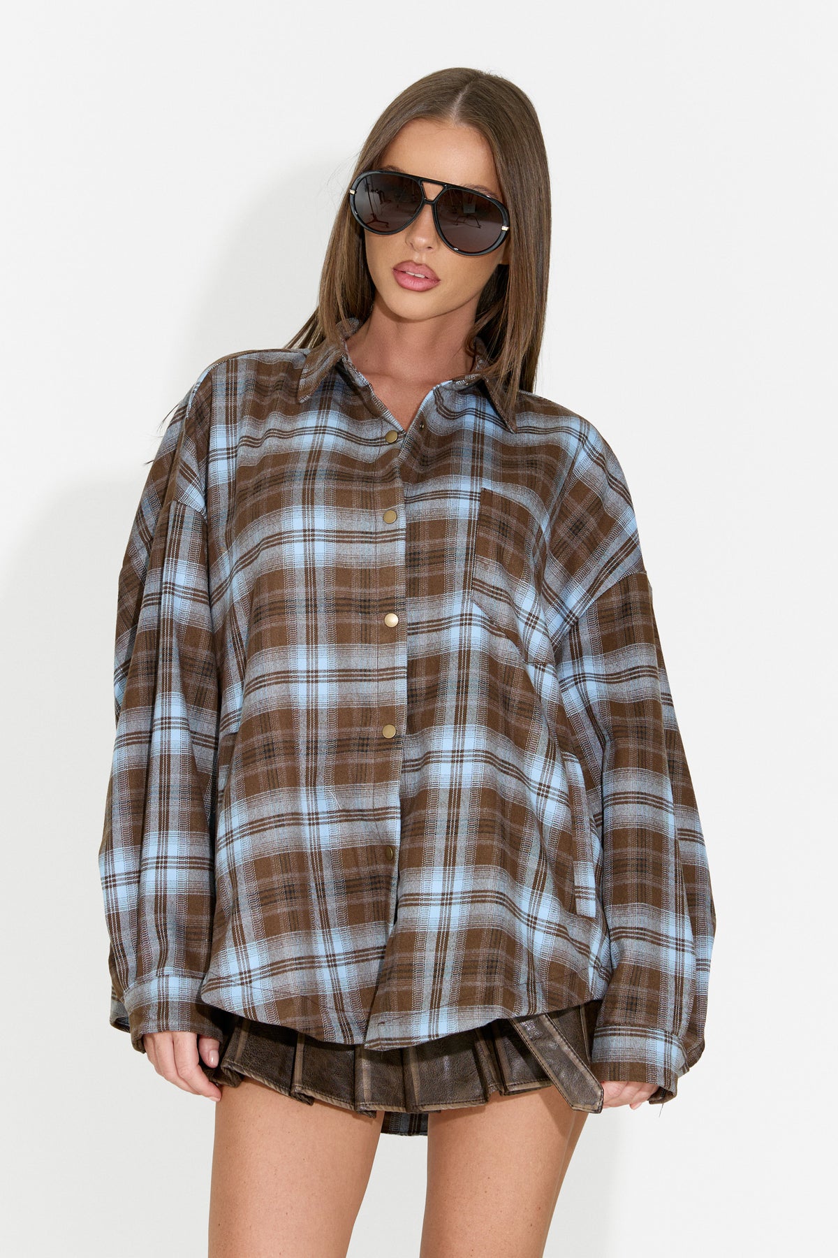 Camasa dama casual bleu Drafts Bogas
