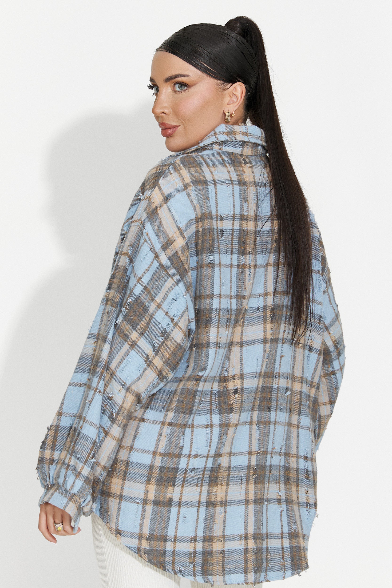 Női alkalmi kék ing Jasara Bogas