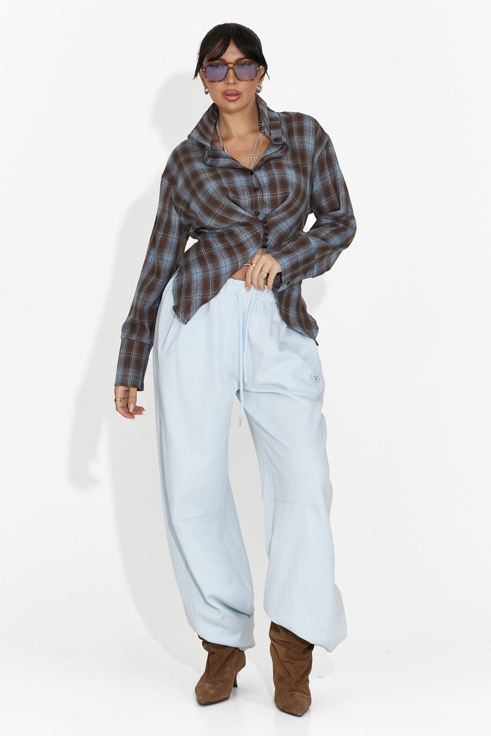 Női világoskék hétköznapi ing Laurina Bogas