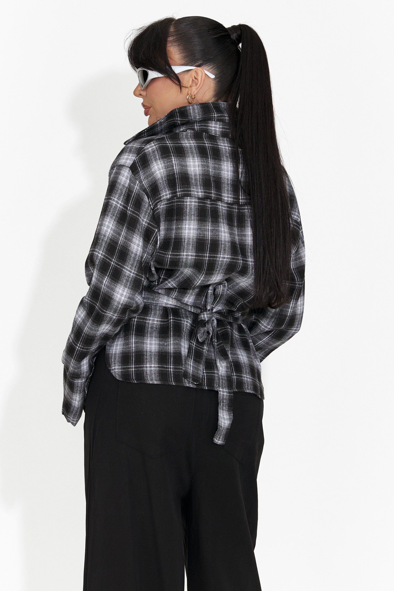 Laurina Bogas fekete női hétköznapi ing