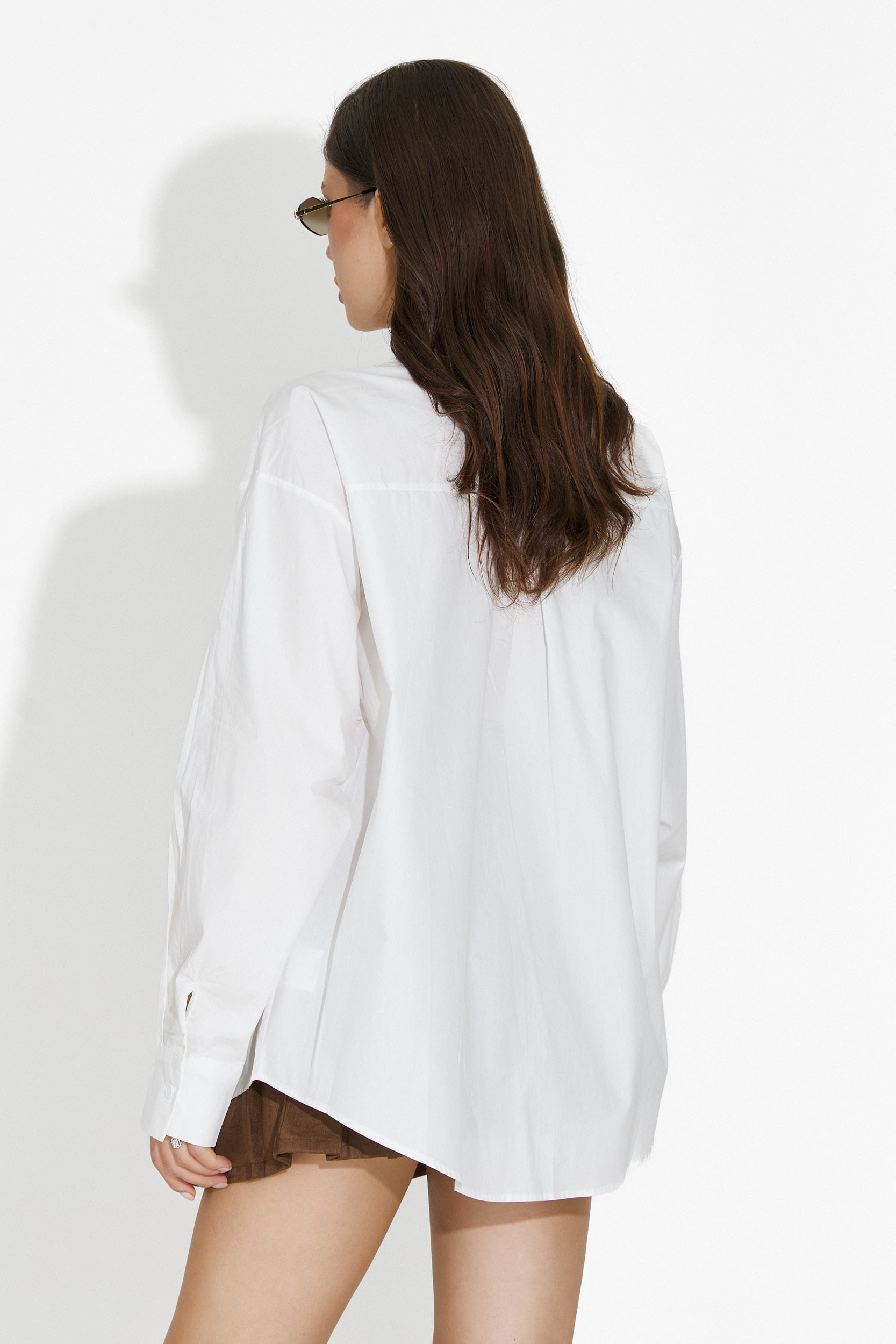 Feyora Bogas Elegáns Fehér Női Ing