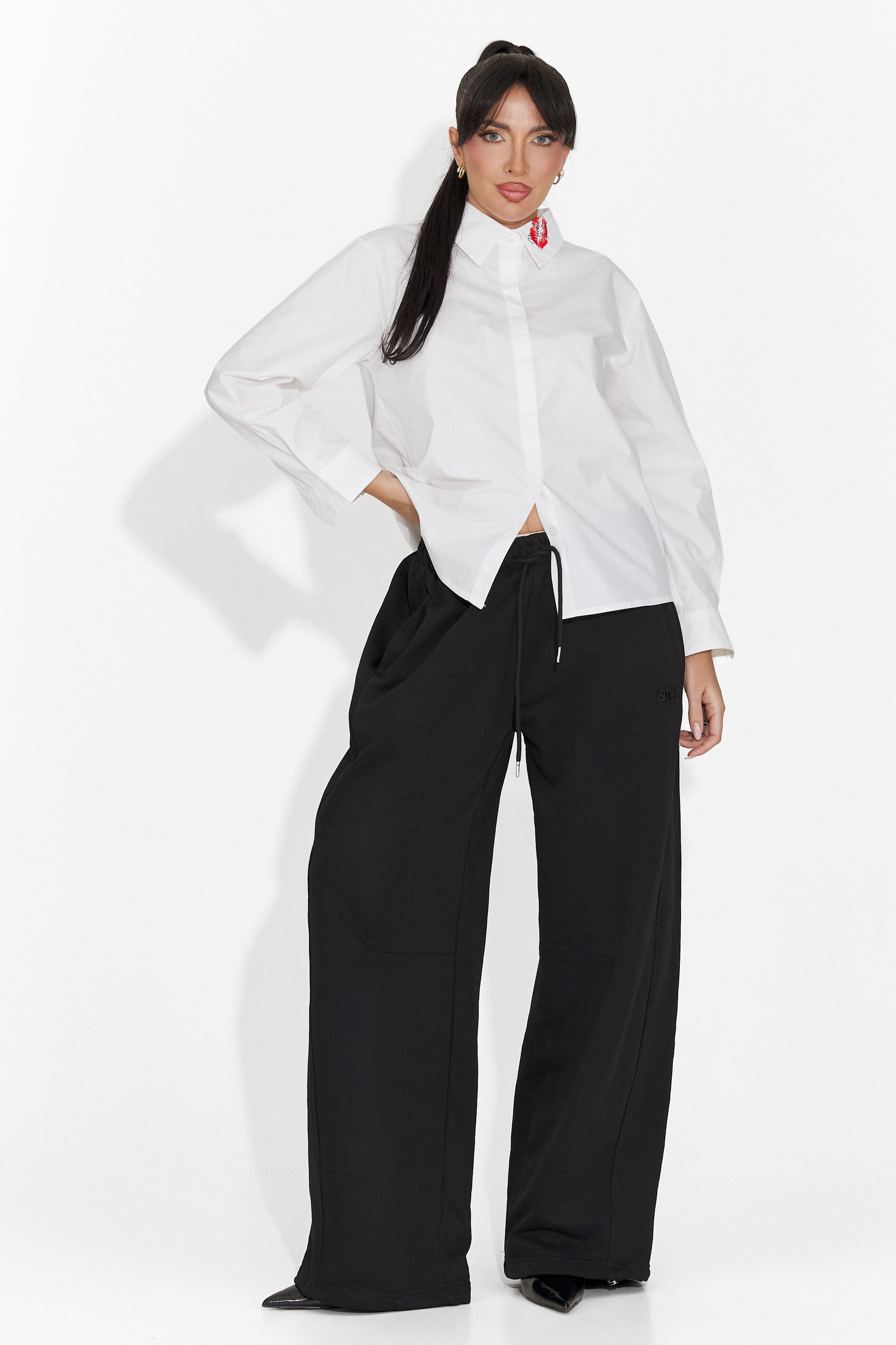 Elegáns fehér női ing Sienara Bogas