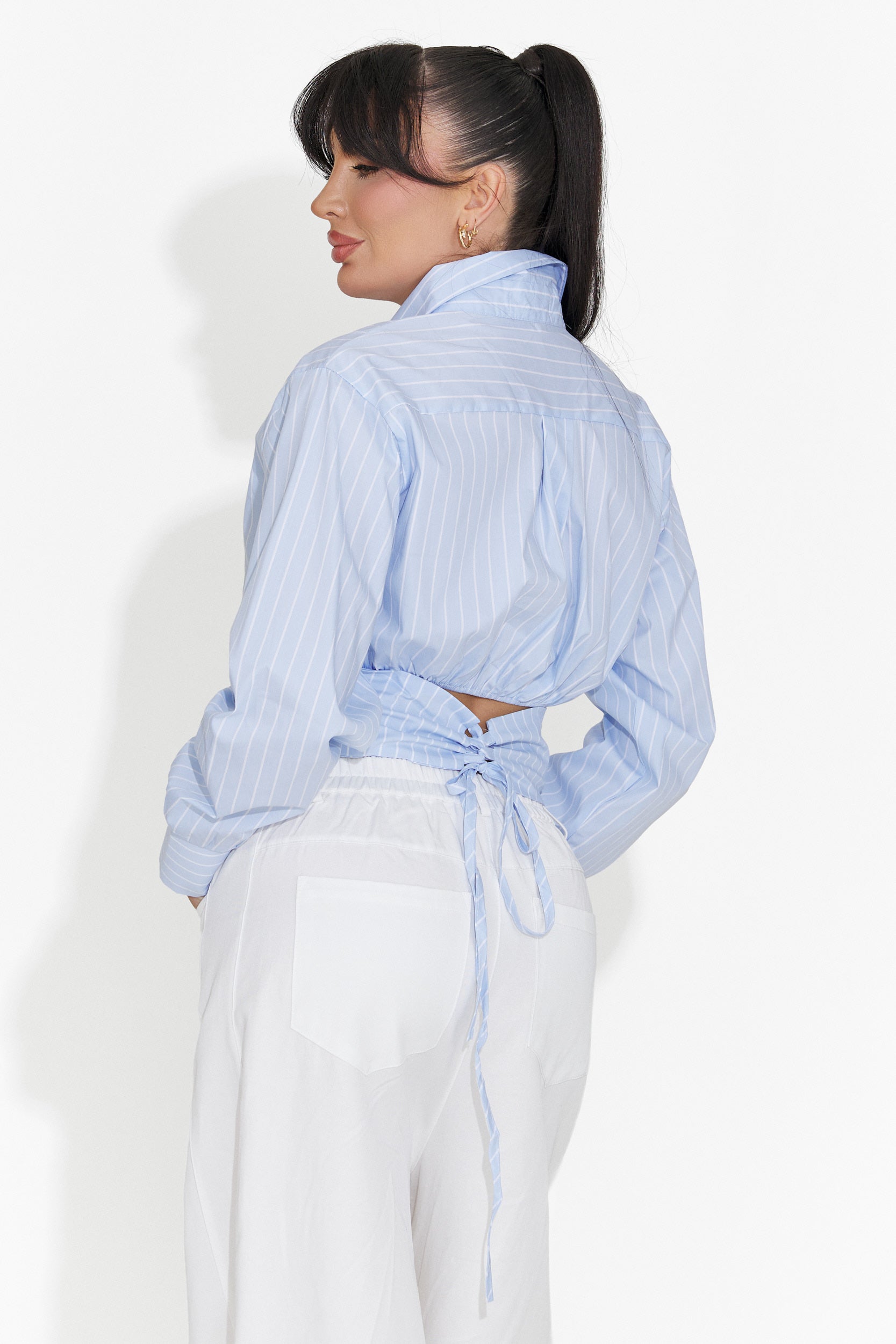 Elegáns világoskék női ing Jolena Bogas