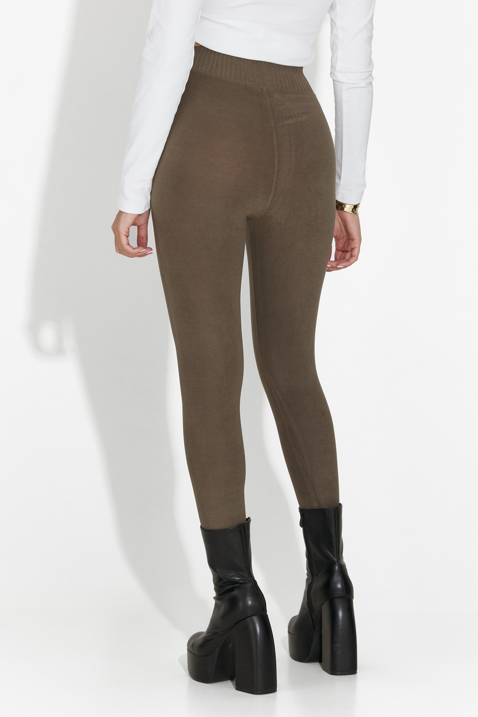 Otalira Bogas Comfortlux Khaki Női Leggings
