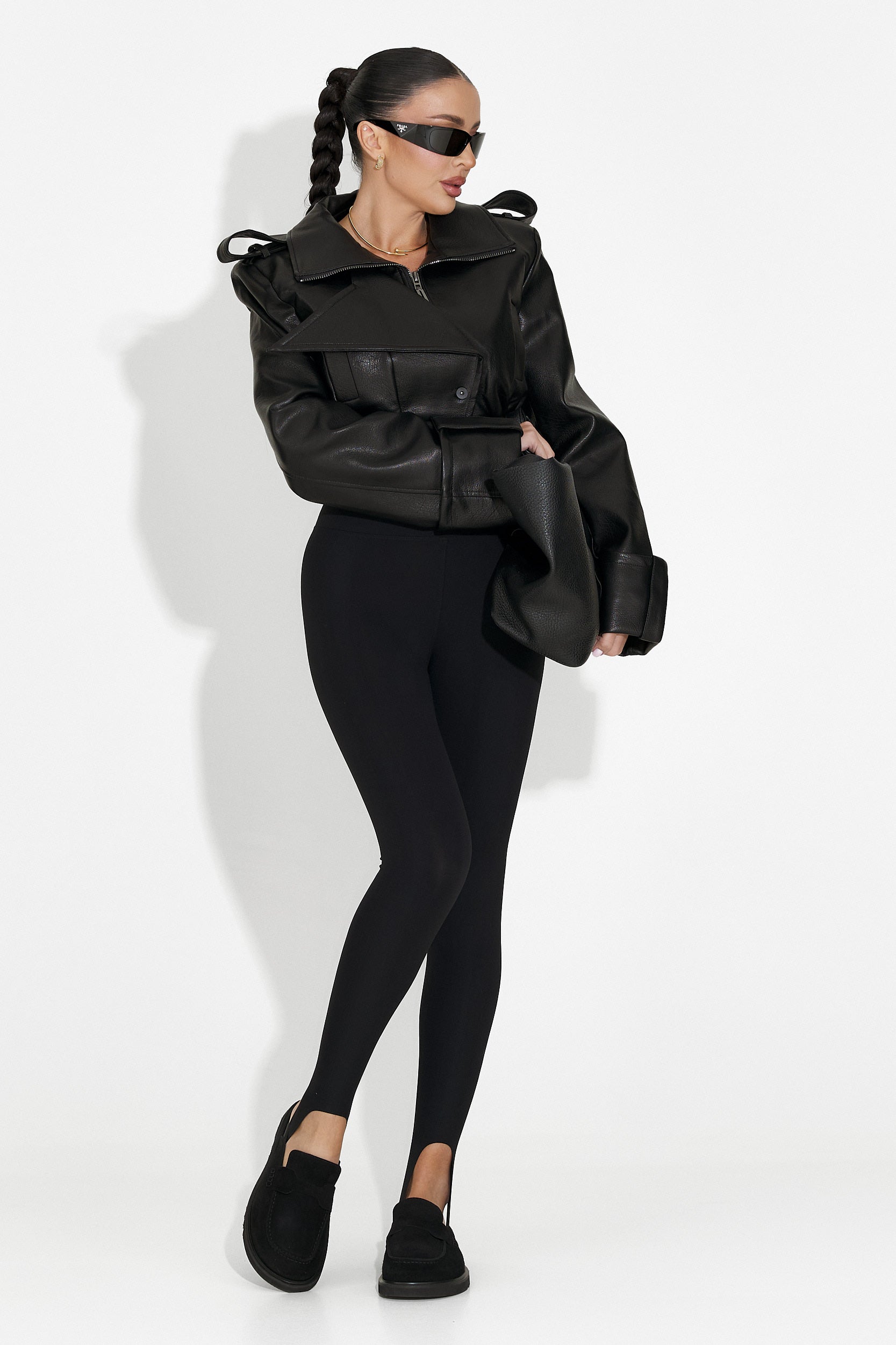 Tavresa Bogas Fekete Női Leggings