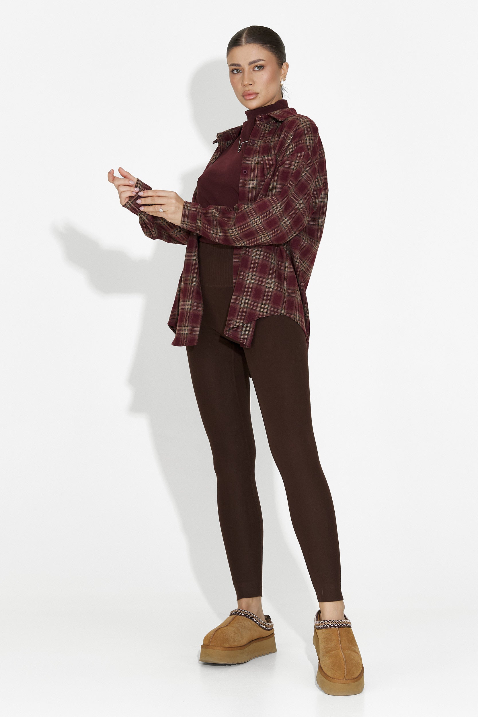 Michelina Bogas Barna Meleg Kompressziós Harisnyák