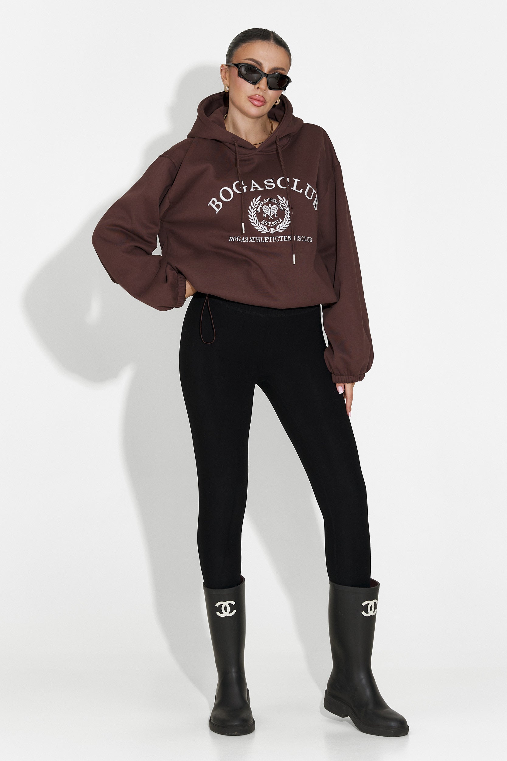 Michelina Bogas Fekete Meleg Kompressziós Harisnyák