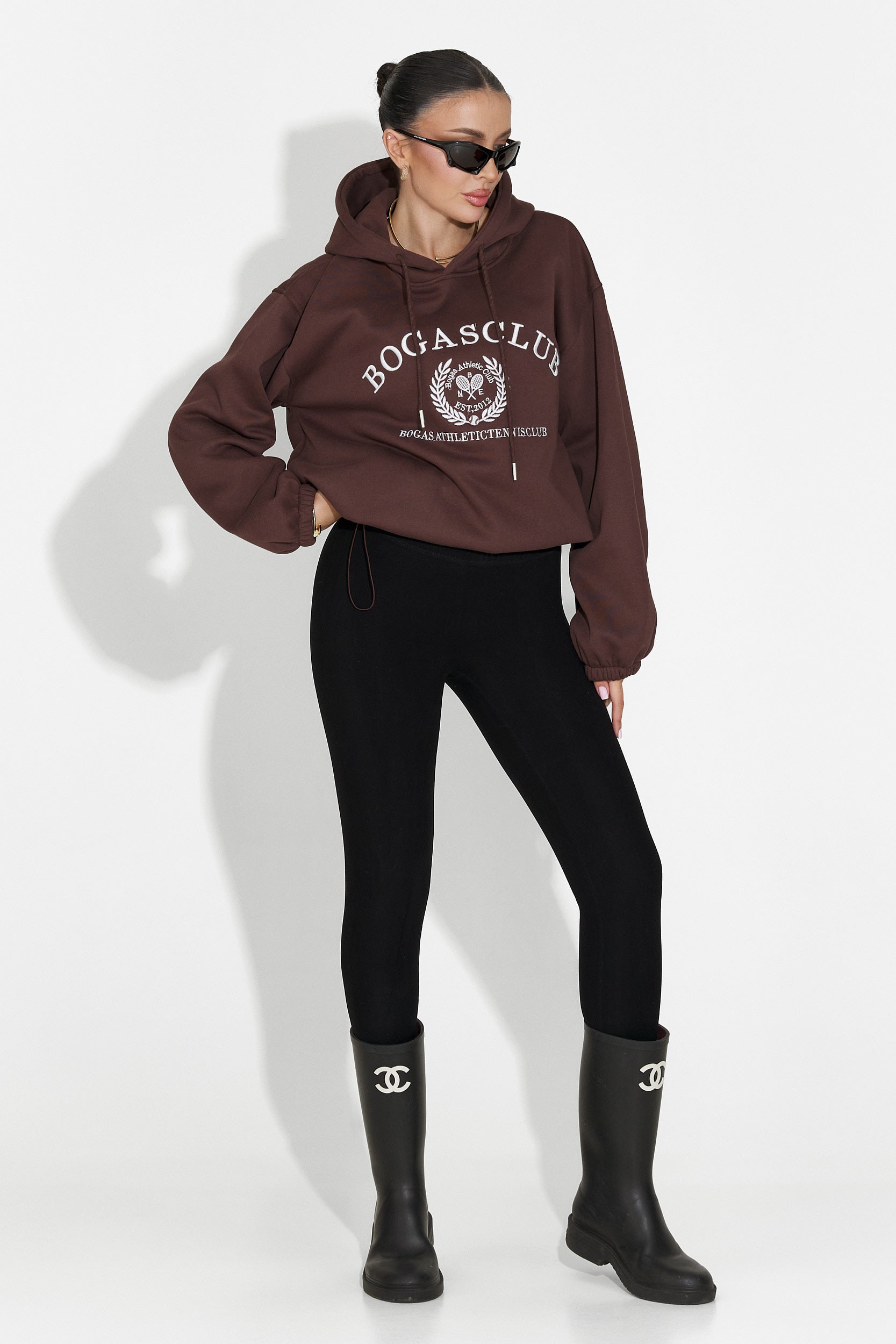 Michelina Bogas Fekete Meleg Kompressziós Harisnyák