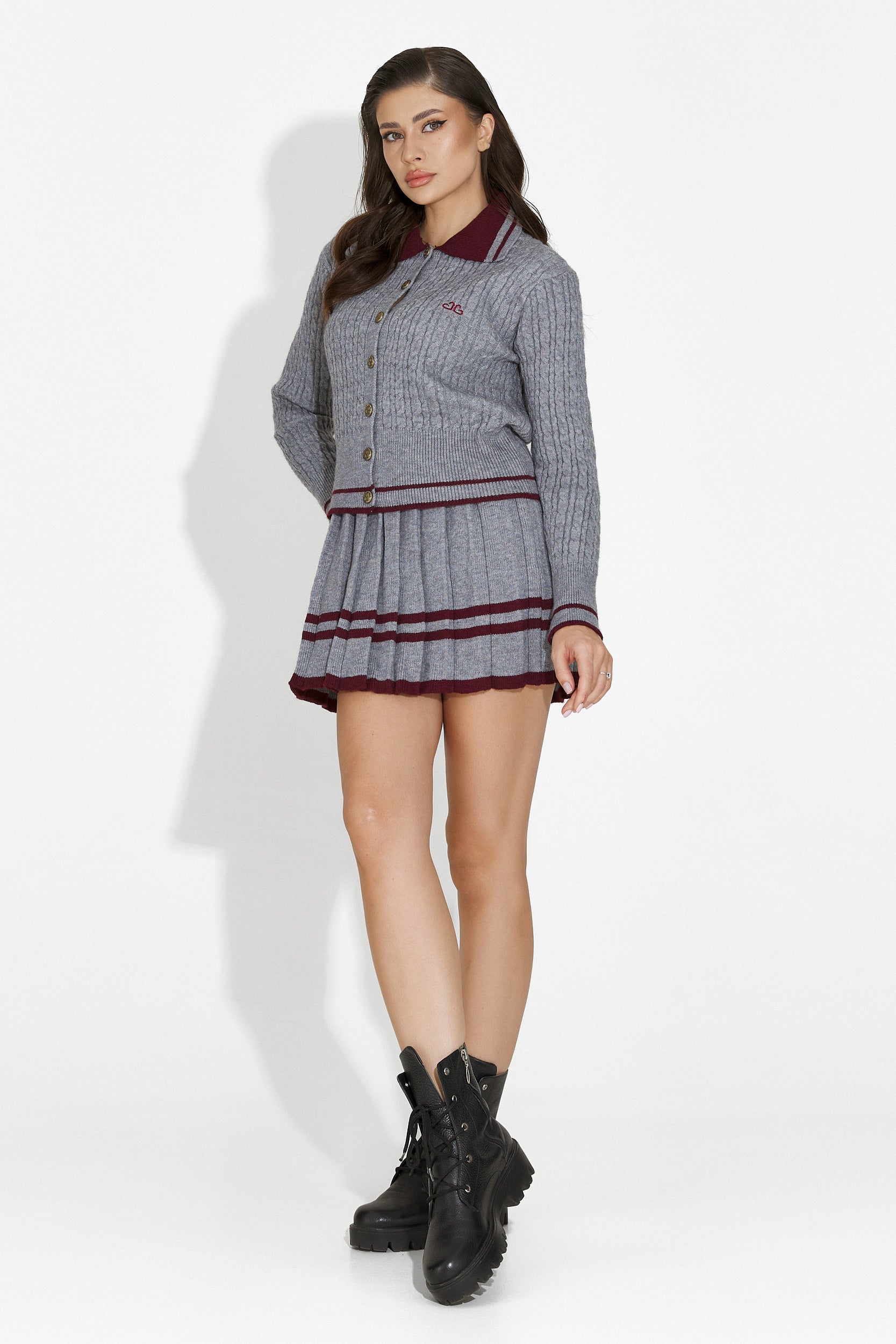 Kendia Bogas Szürke Szoknyás Öltöny