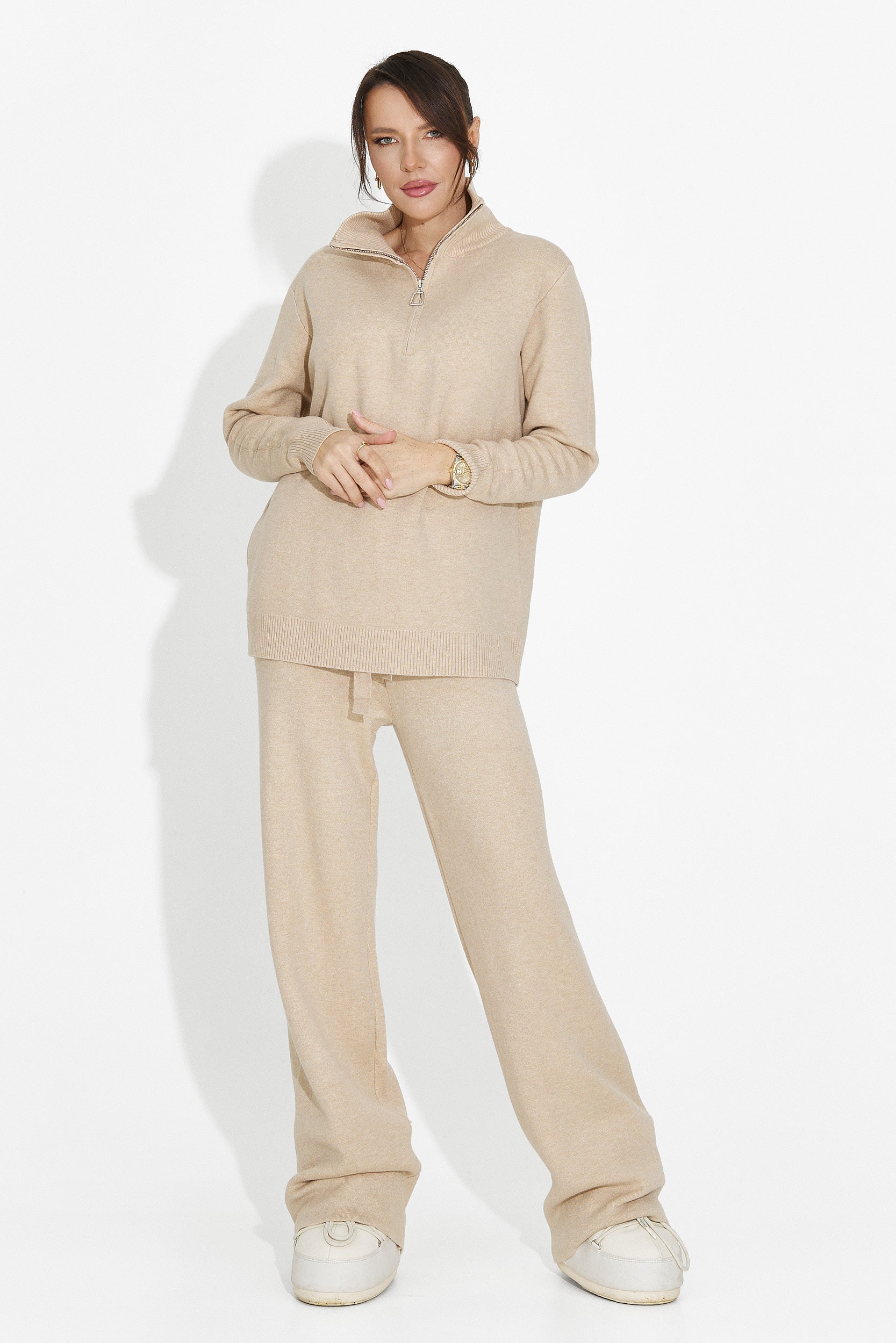 Bézs nadrágkosztüm Lebrisa Bogas