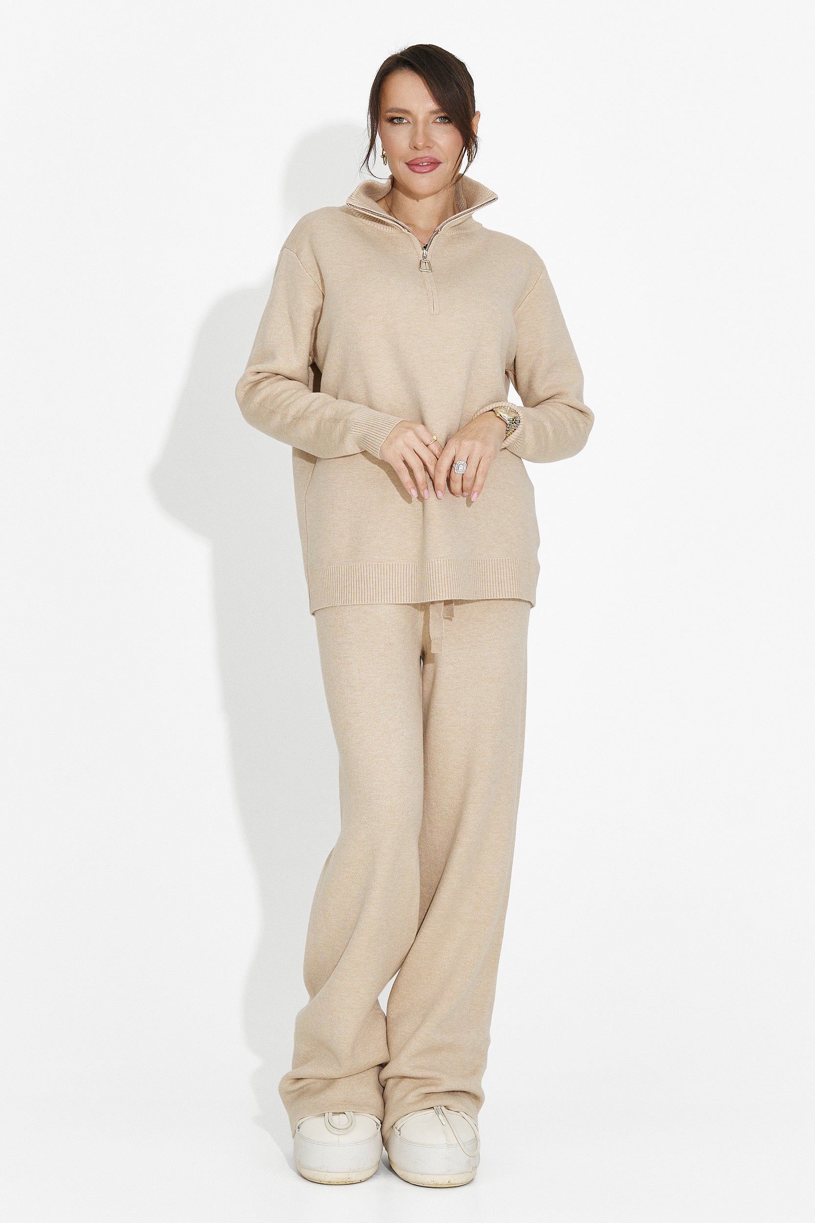 Bézs nadrágkosztüm Lebrisa Bogas