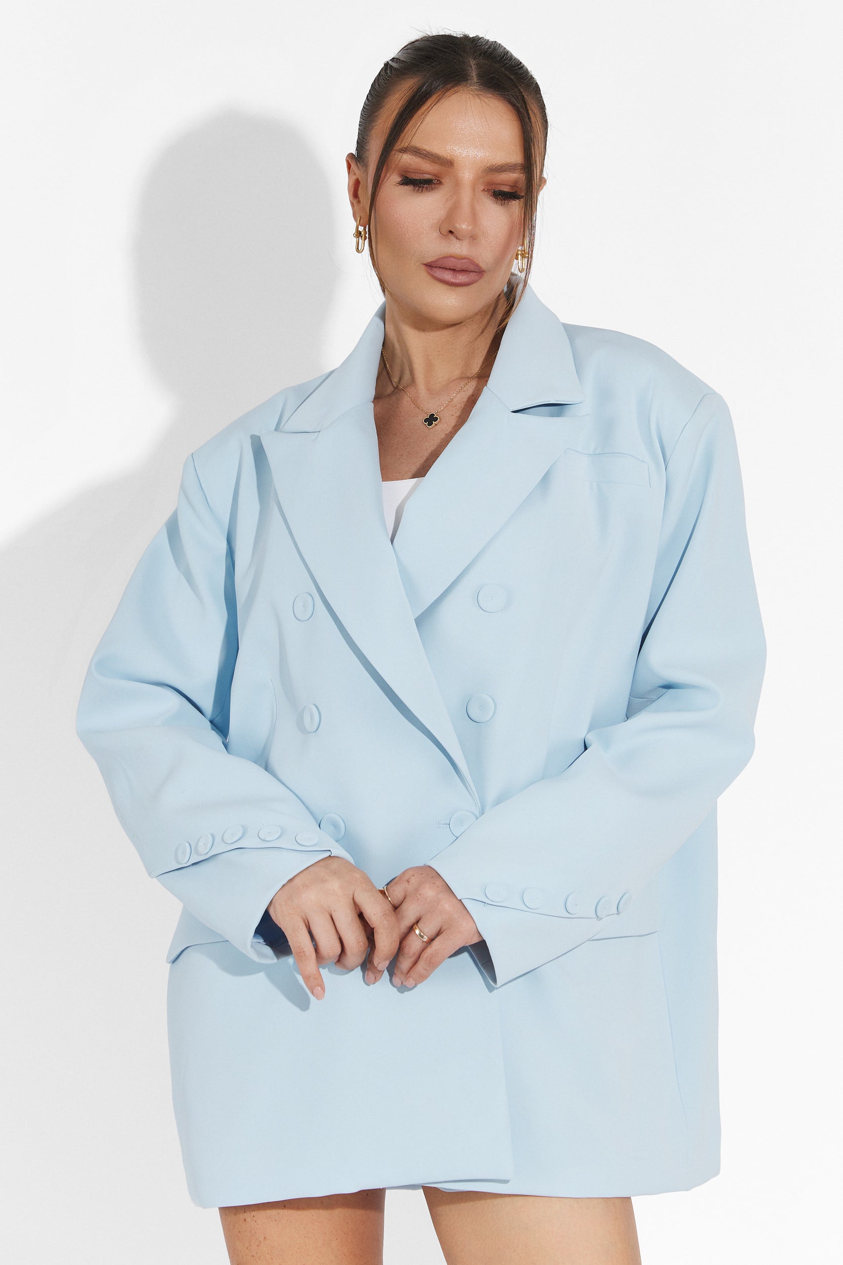 Smozy Bogas Kék Rövidnadrág Szett