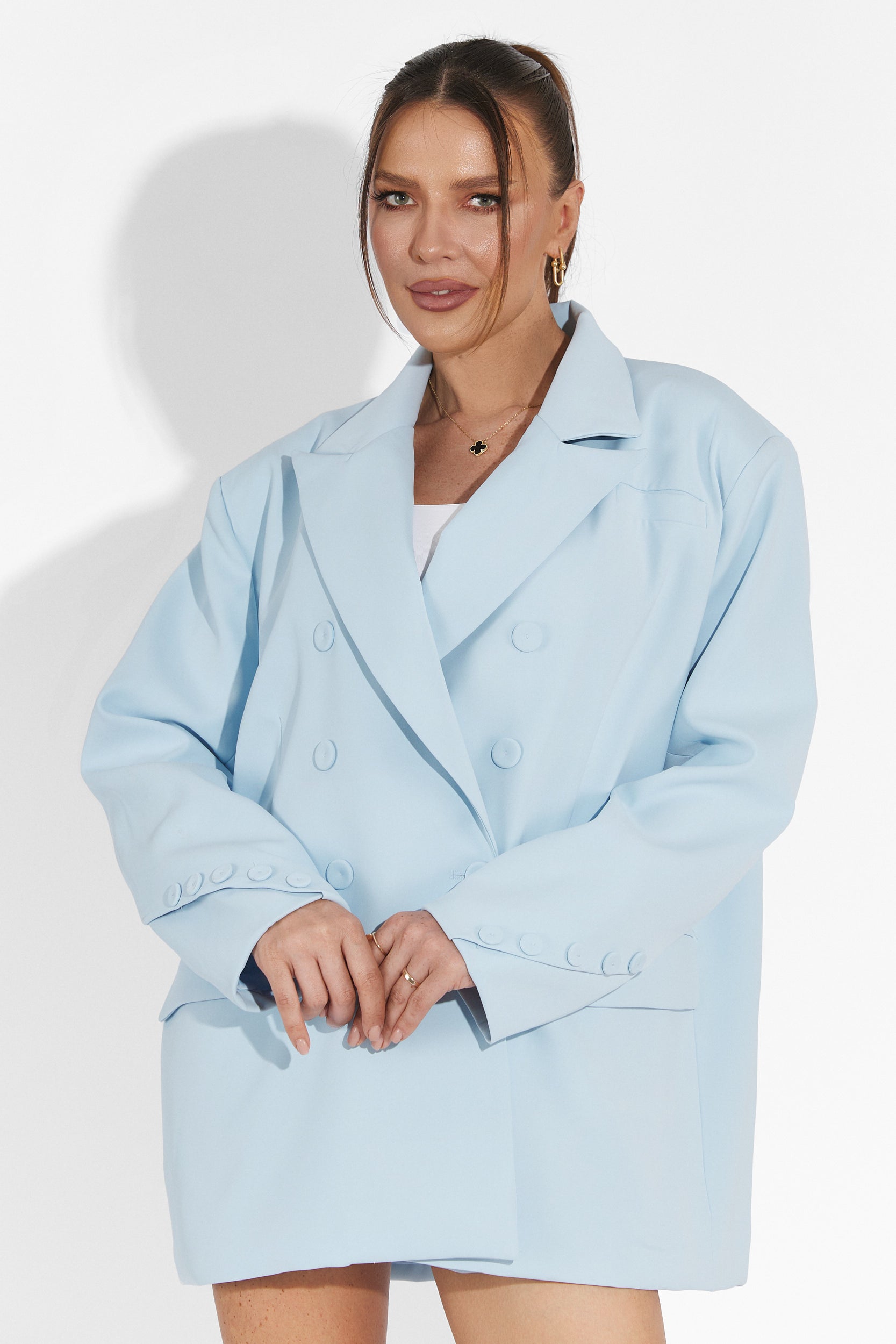 Smozy Bogas Kék Rövidnadrág Szett