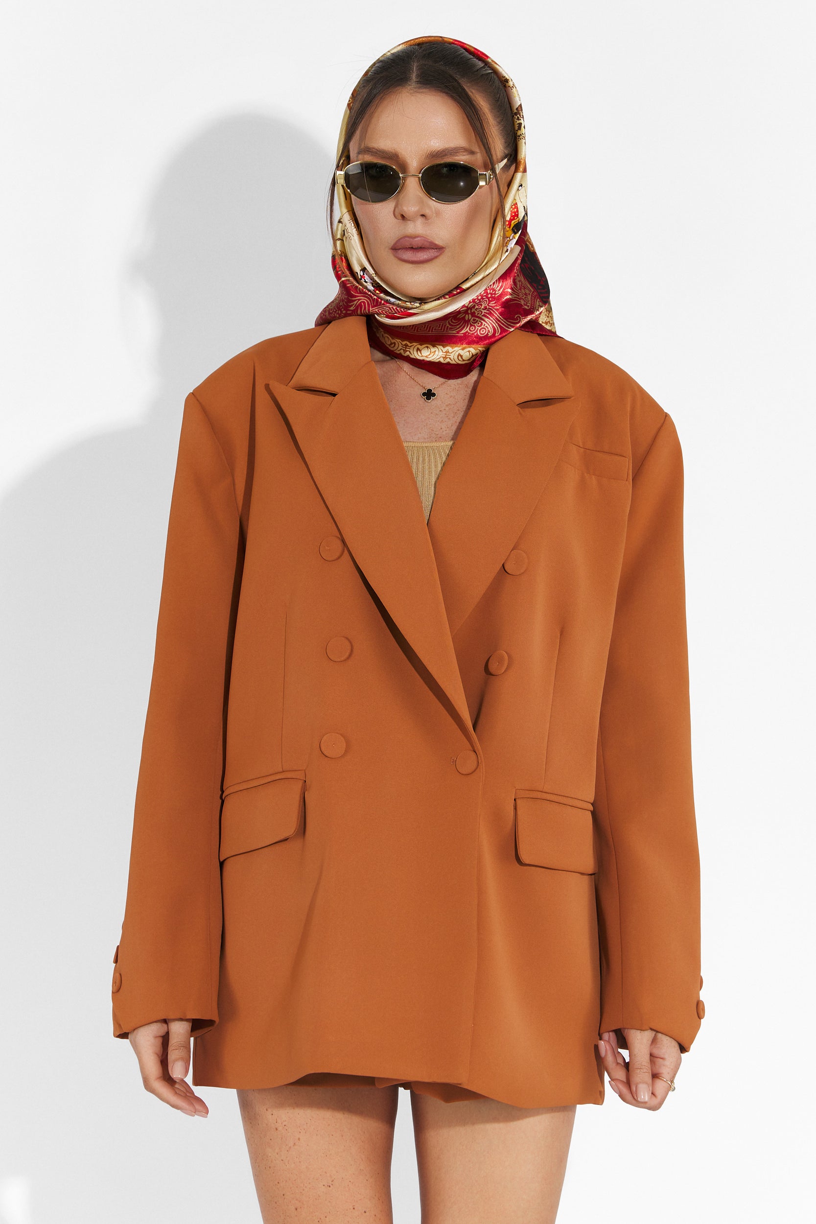 Smozy Bogas Barna Rövidnadrág Szett